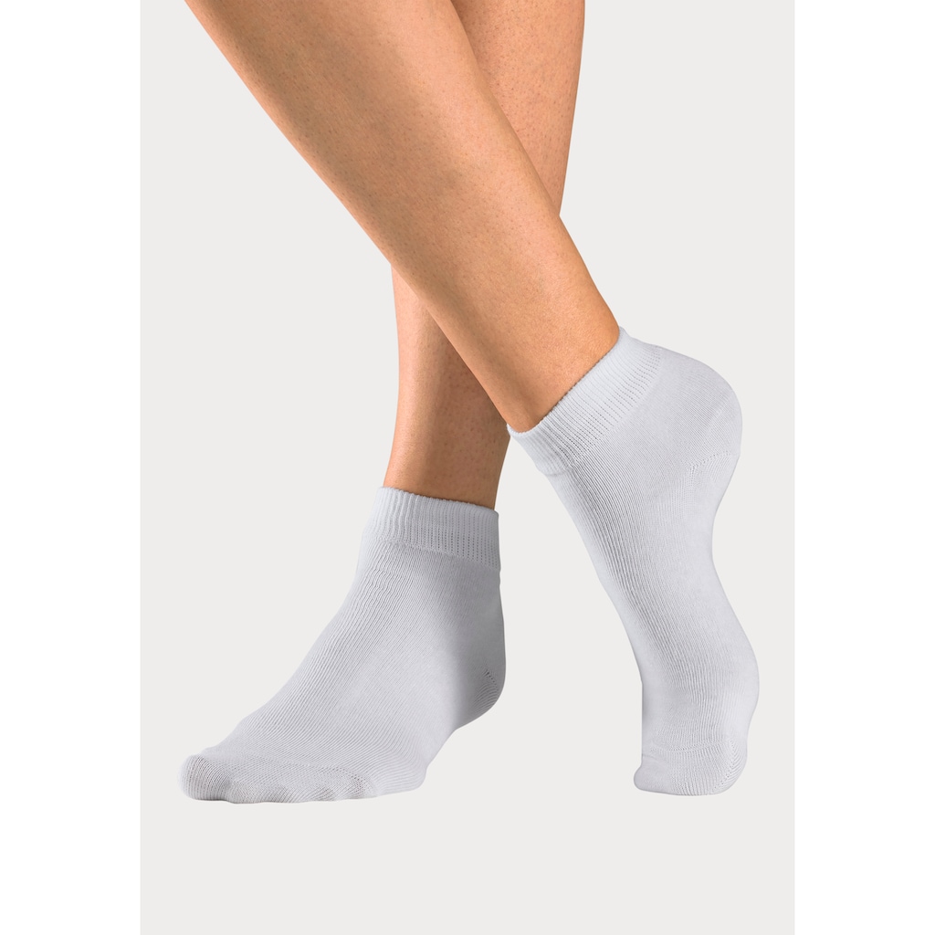 H.I.S Kurzsocken, (Packung, 10 Paar), mit eingestrickten Symbolen