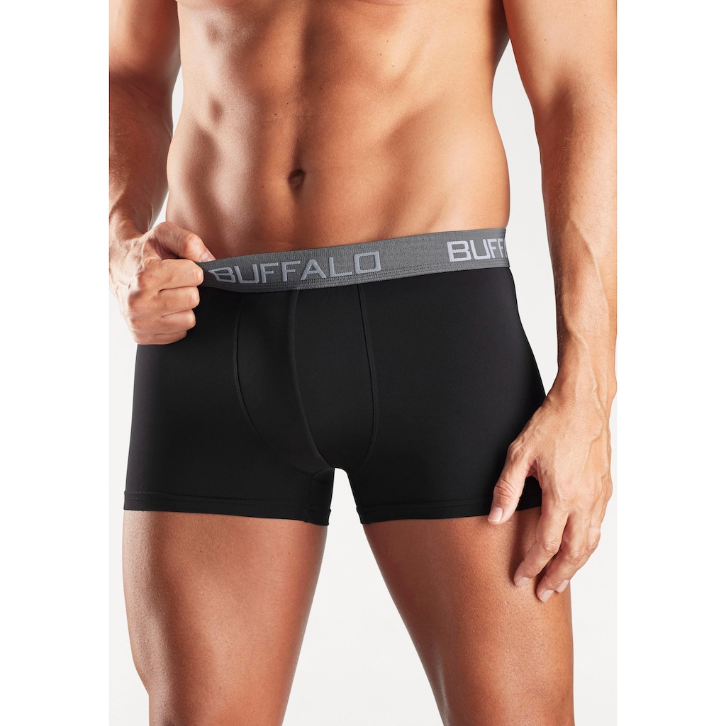 Buffalo Boxer »Boxershorts für Herren«, (Packung, 4 St.), aus Baumwoll-Mix