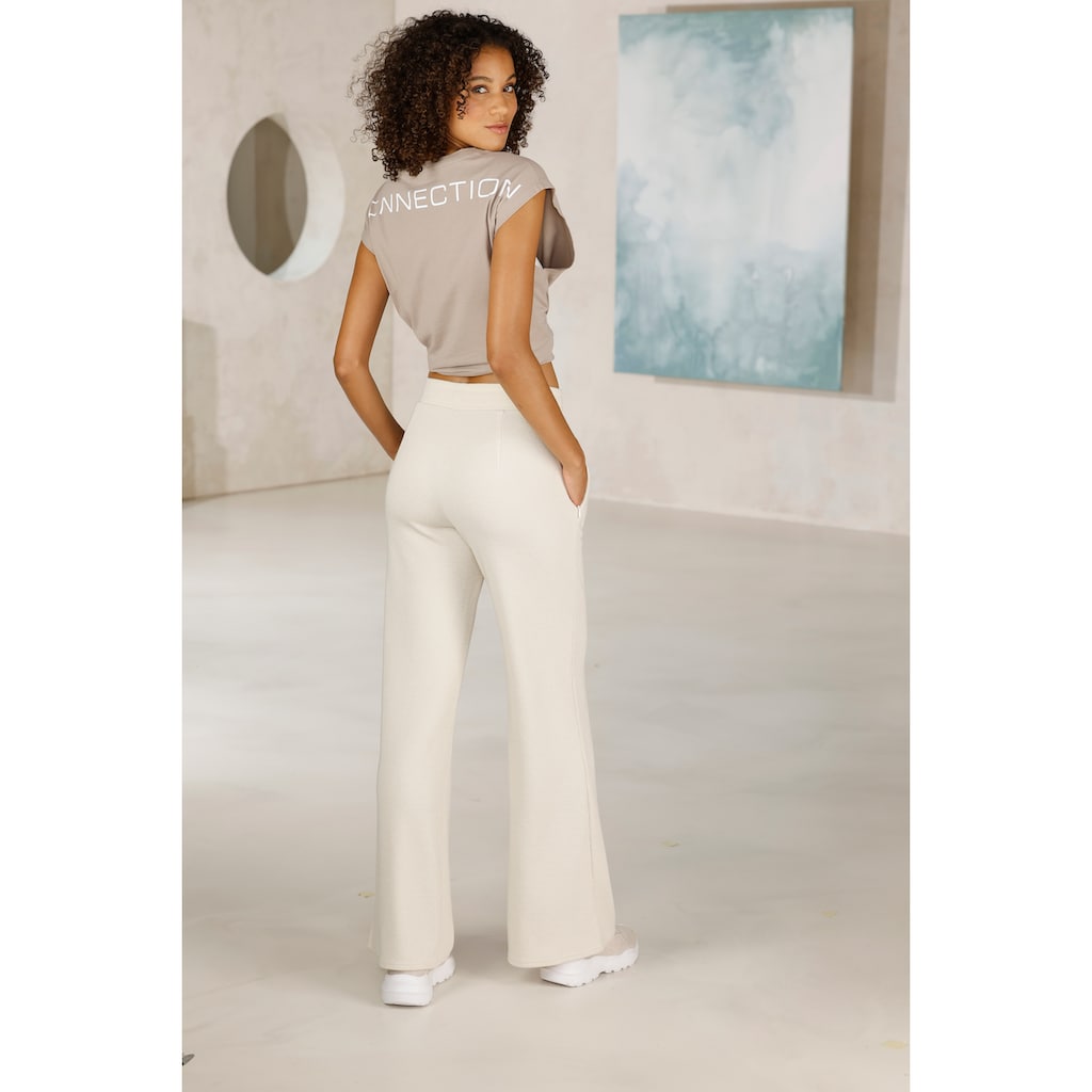 French Connection Loungepants, in gerippter Strickoptik