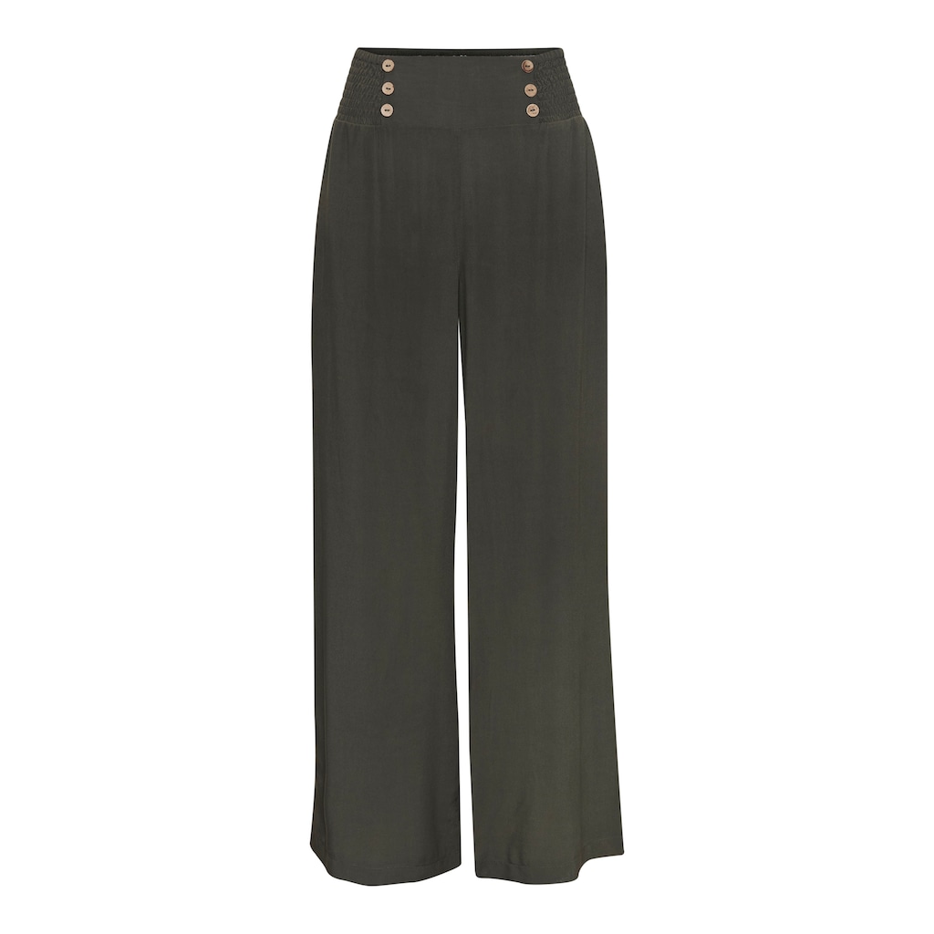 LASCANA Palazzohose, mit Taschen, Sommerhose, Wide-Leg