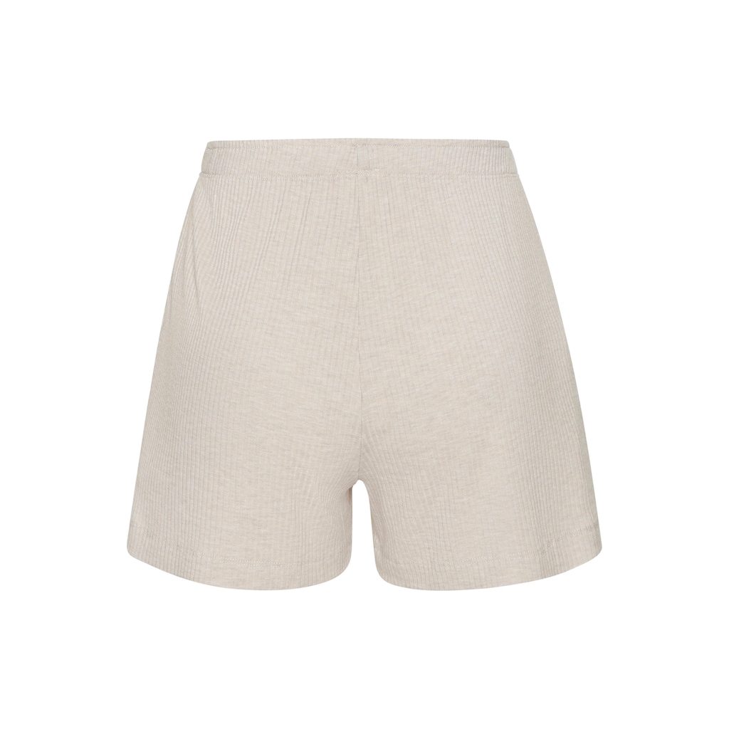 s.Oliver Pyjamashorts, in elastischer Rippware