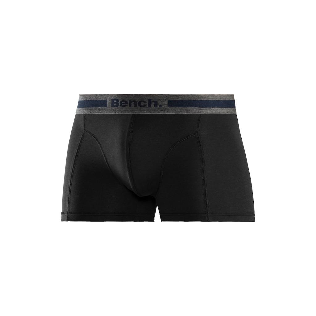 Bench. Boxer »Boxershorts für Herren«, (Packung, 4 St.), Unterhosen mit Overlock-Nähten vorn
