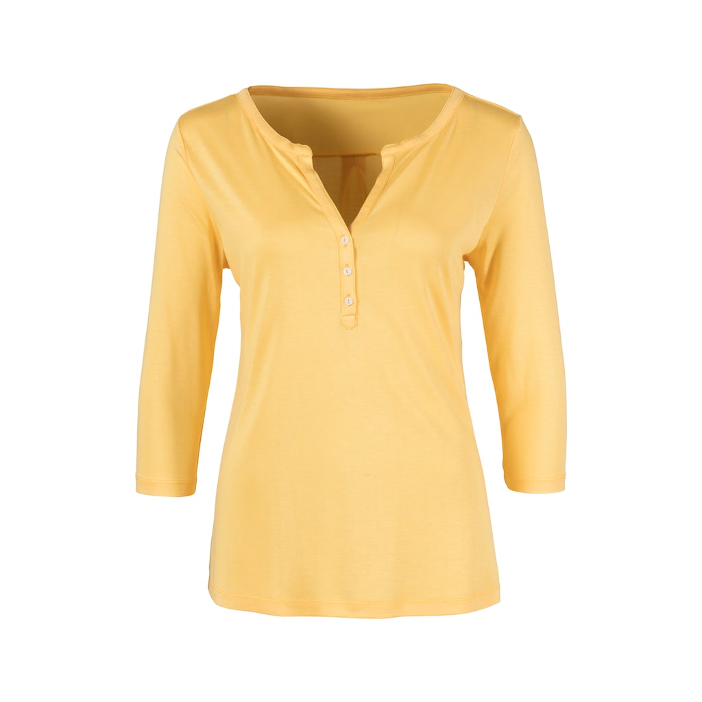 LASCANA 3/4-Arm-Shirt, (2er-Pack), in modischer Blusenoptik