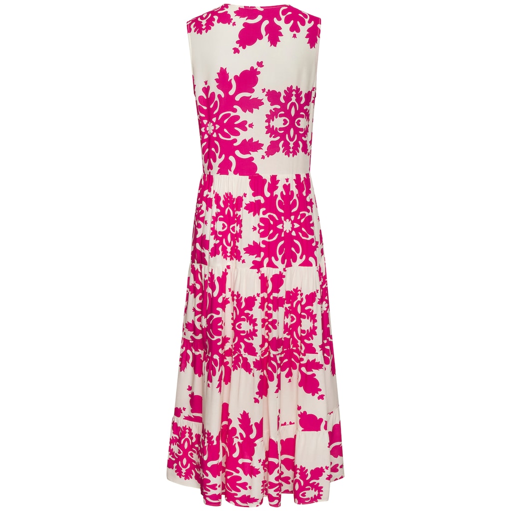 Vivance Maxikleid, mit Volants, Sommerkleid