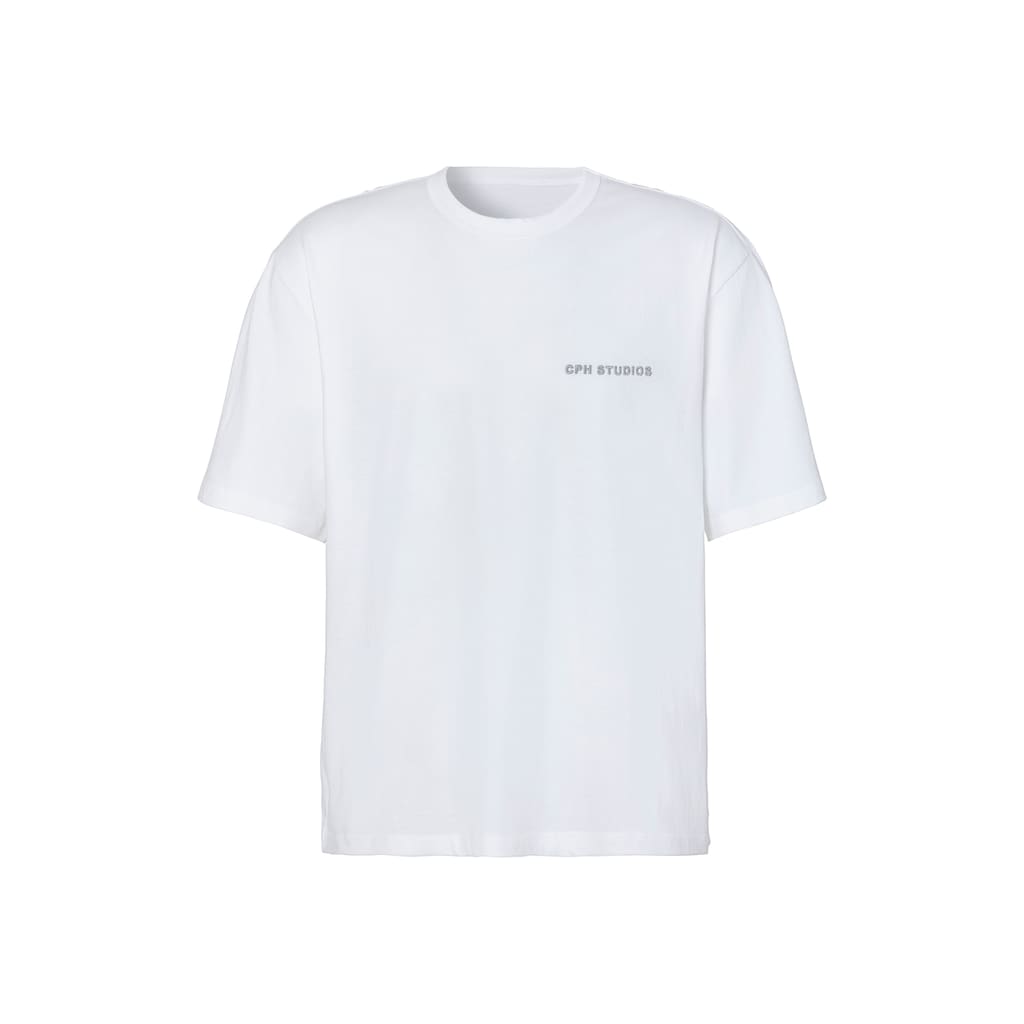 Copenhagen Studios T-Shirt »mit hochwertiger Logostickerei«, Loose-fit, Oversize-Shirt aus heavy Bio-Baumwoll-Qualität