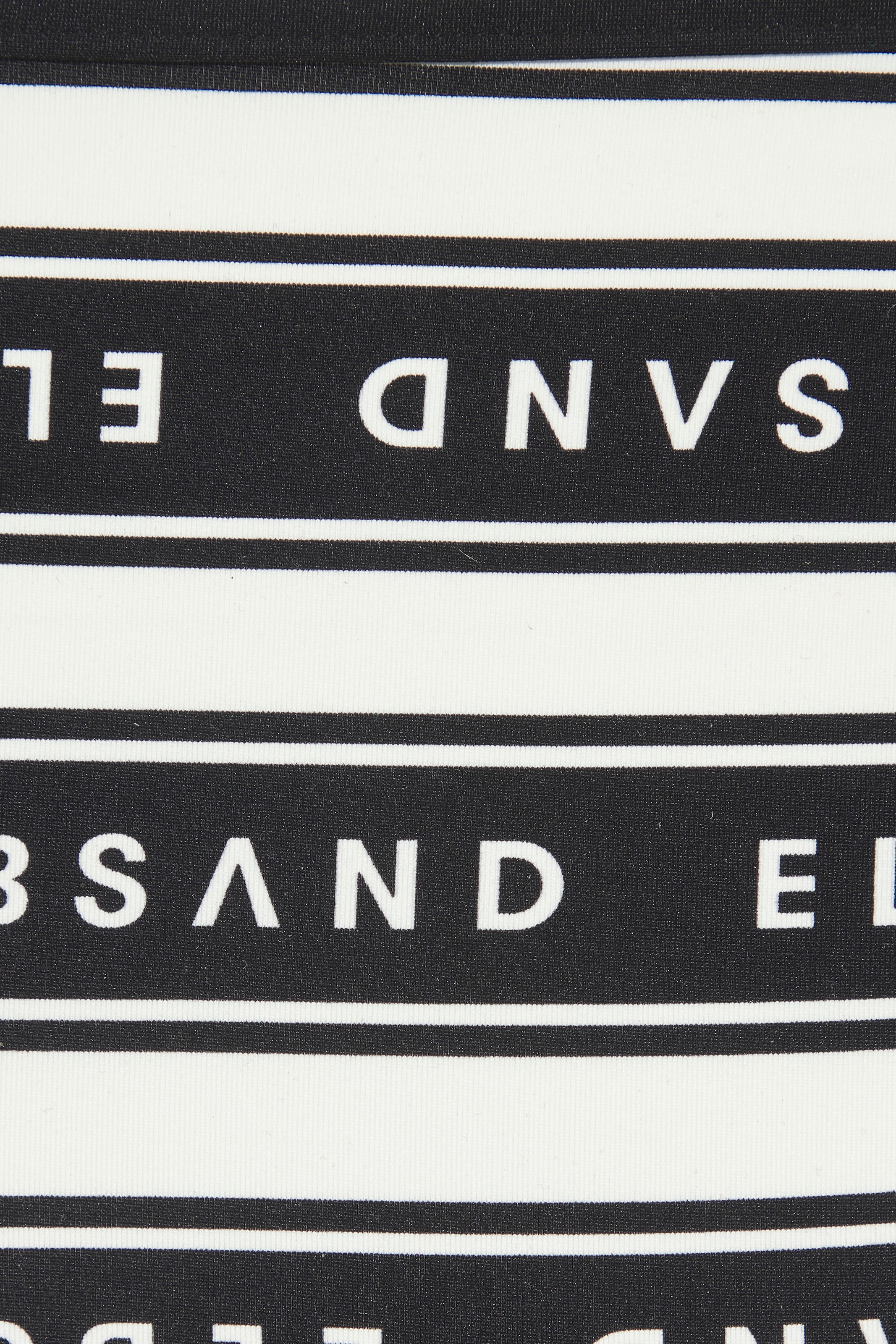 Elbsand Triangel-Bikini »Zone« Set,  mit kontrastfarbenen Streifen und Schriftzügen