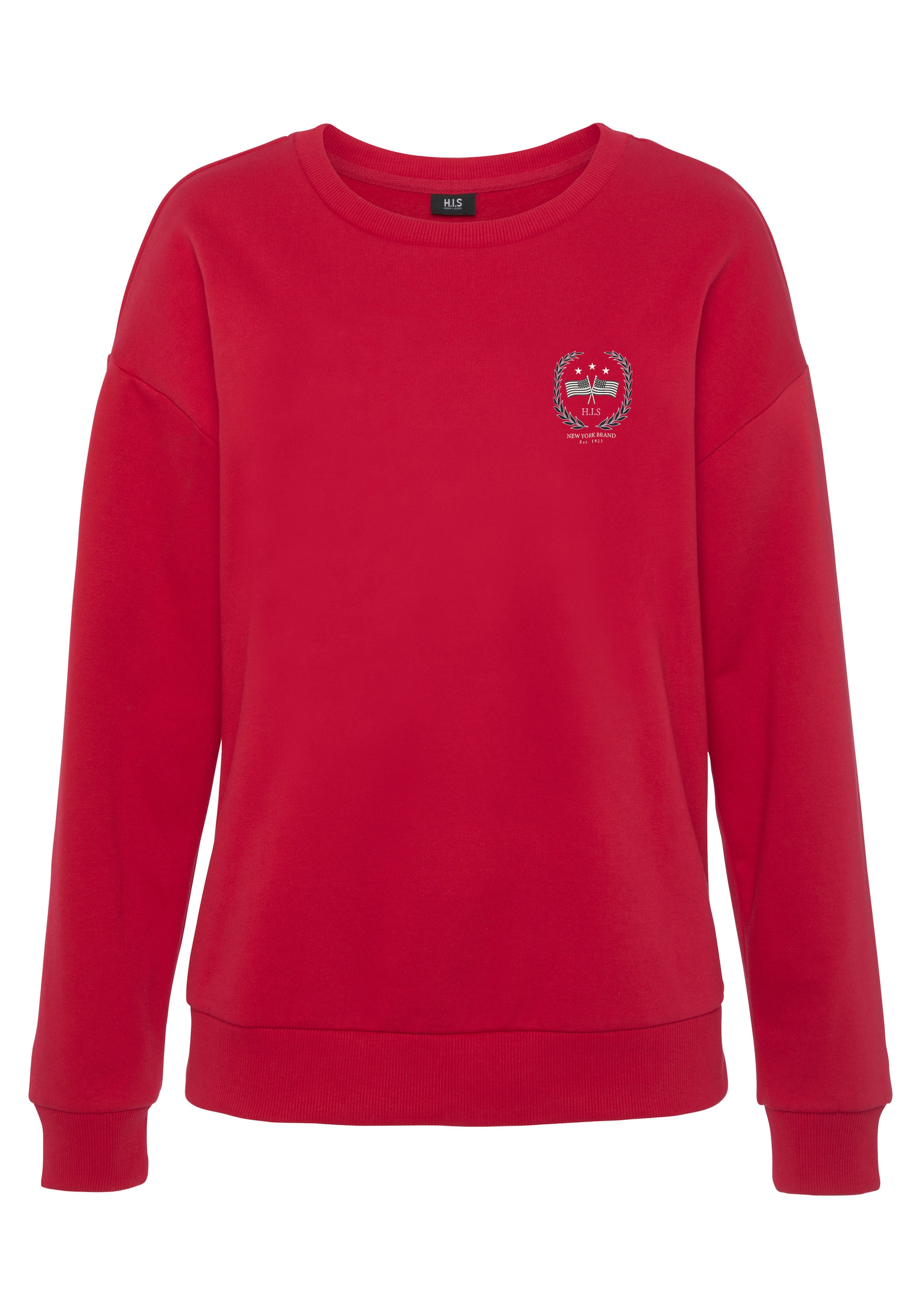 H.I.S Sweatshirt, (1 tlg.), mit trendigem Logo-Druck, Loungeanzug