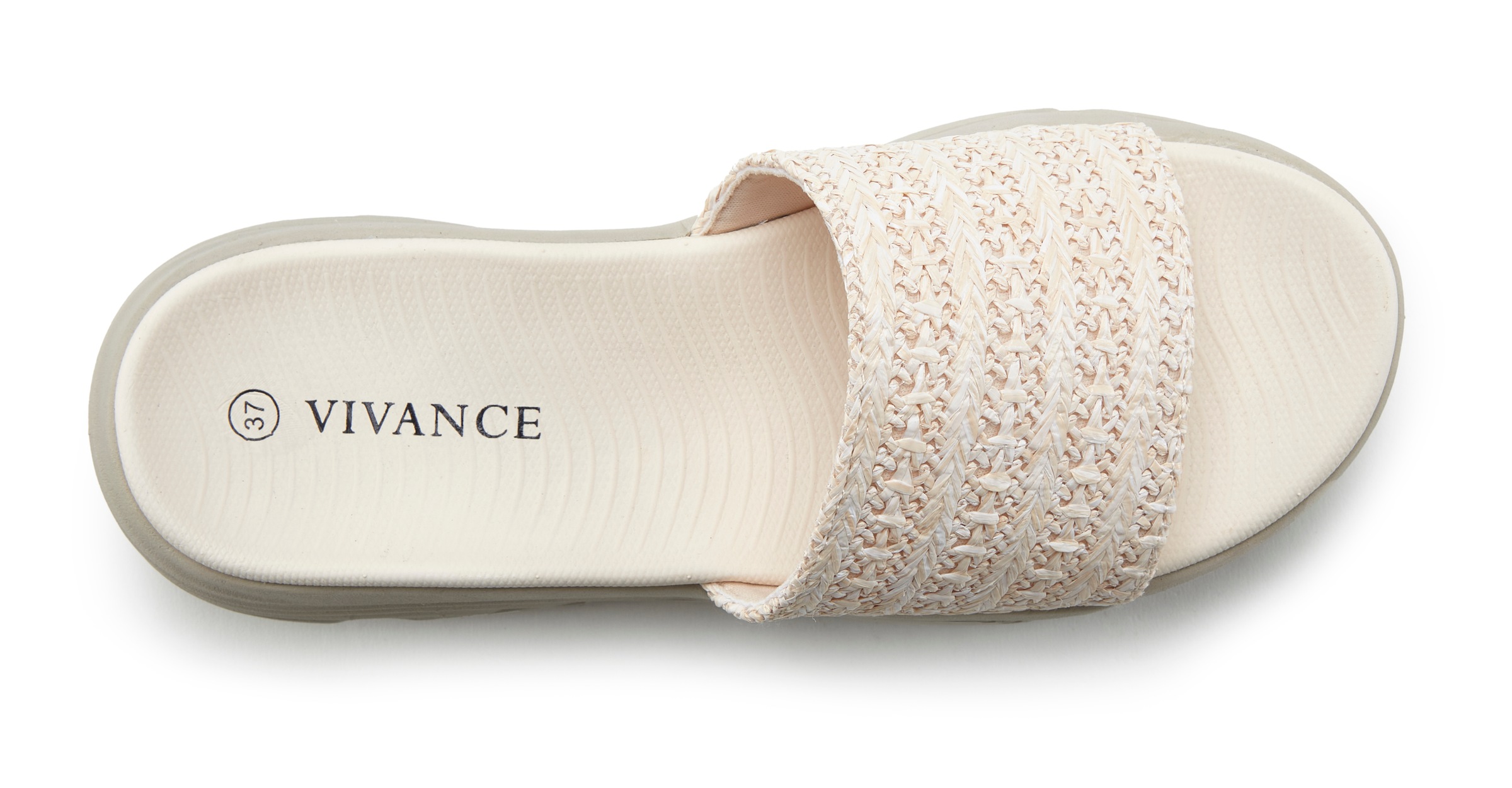 Vivance Pantolette »Mule, Sandale, Sommerschuh, offener Schuh,«  mit modischer Sohle VEGAN
