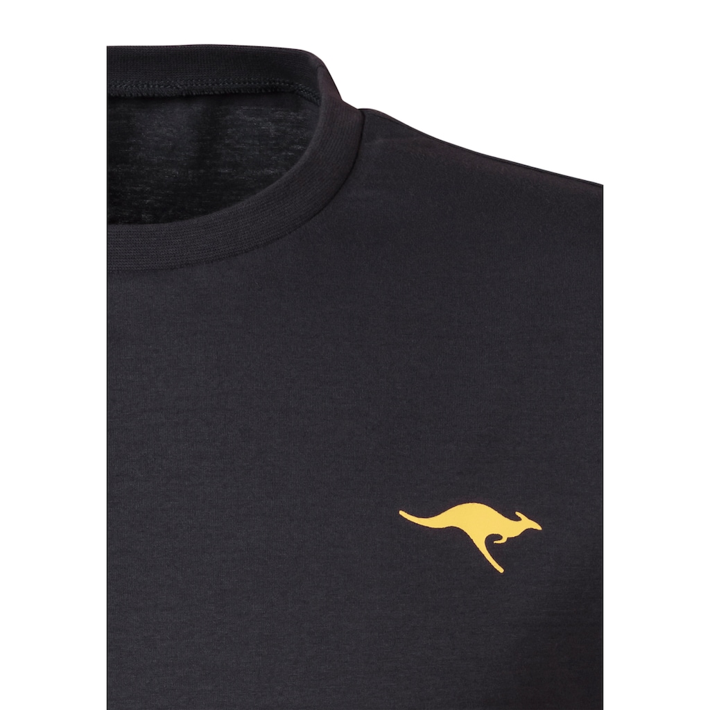 KangaROOS T-Shirt, (2er-Pack), mit KangaROOS Print auf der Brust