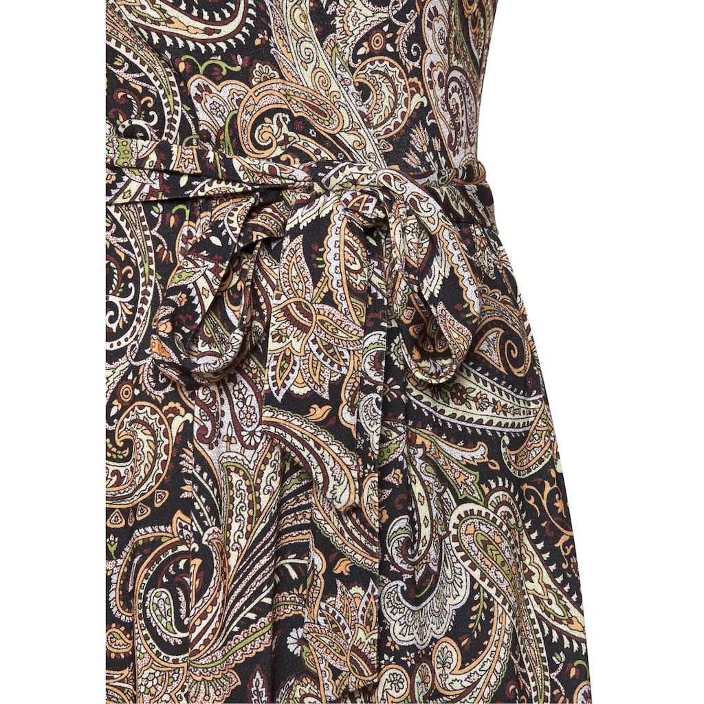 LASCANA Maxikleid, mit Paisleydruck, weiche Viskoseware