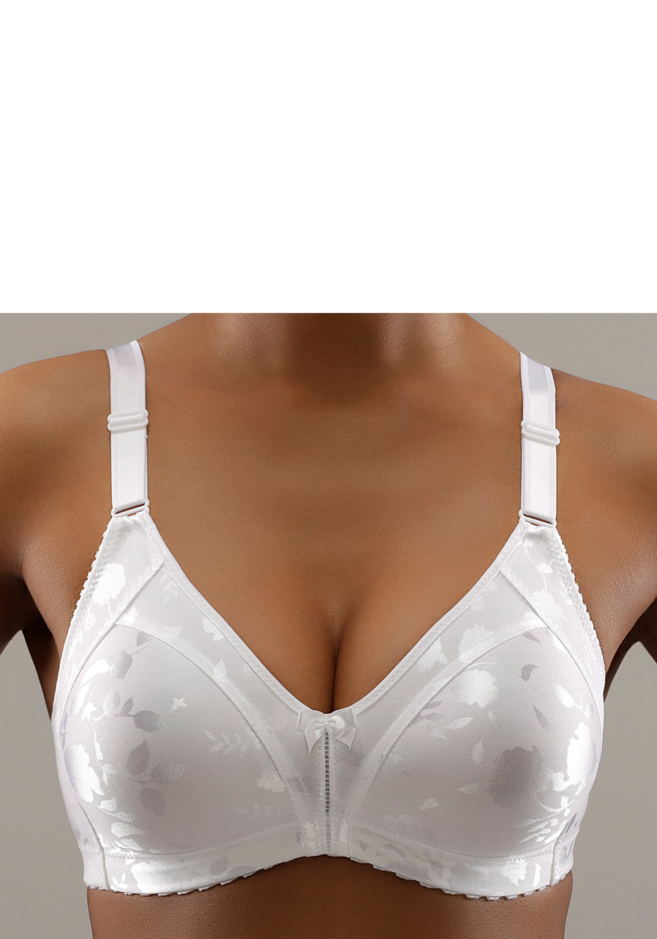 Naturana Minimizer-BH »Minimizer« 1 Stk. Shaping-Effekt, breite Träger, feminin, bügellos, Satin, Blumenmuster