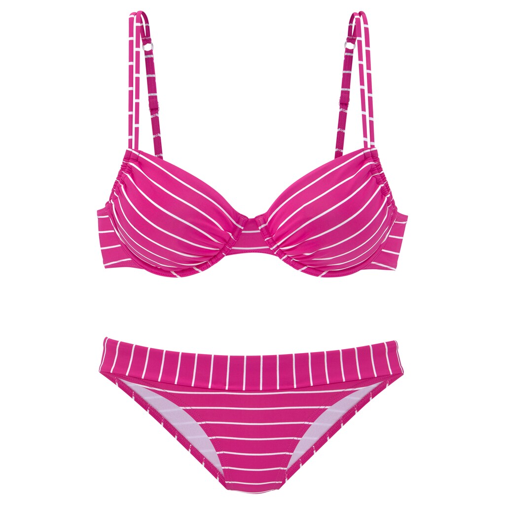 Vivance Bügel-Bikini, im Steifen-Design