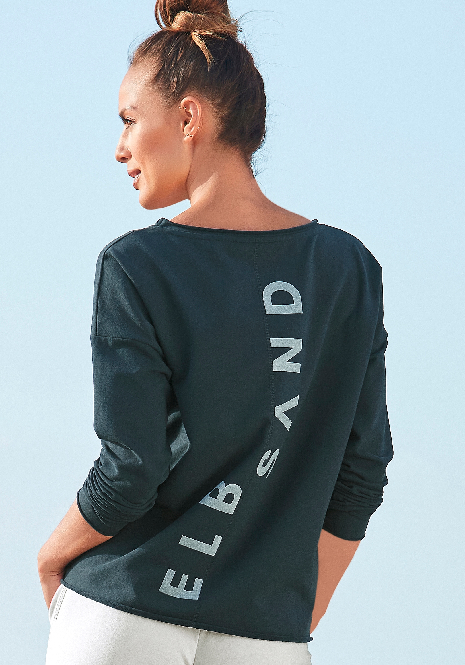 Elbsand Sweatshirt »Raina«, mit Logoprint am Rücken, sportlich-casual