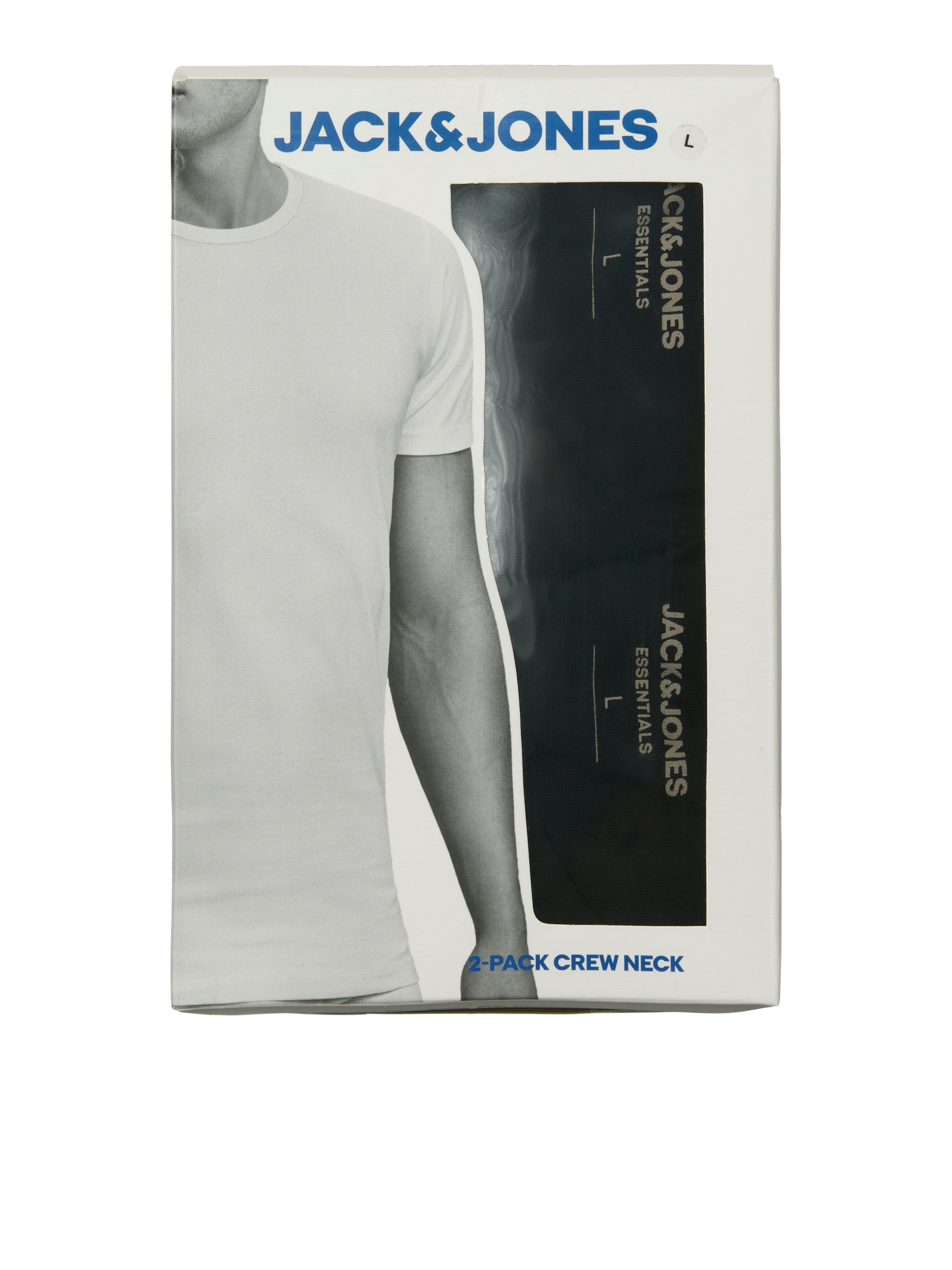 Jack & Jones T-shirt »Crew-Neck«, unifarben, modisch, regular fit, Baumwolle, Rundhals
