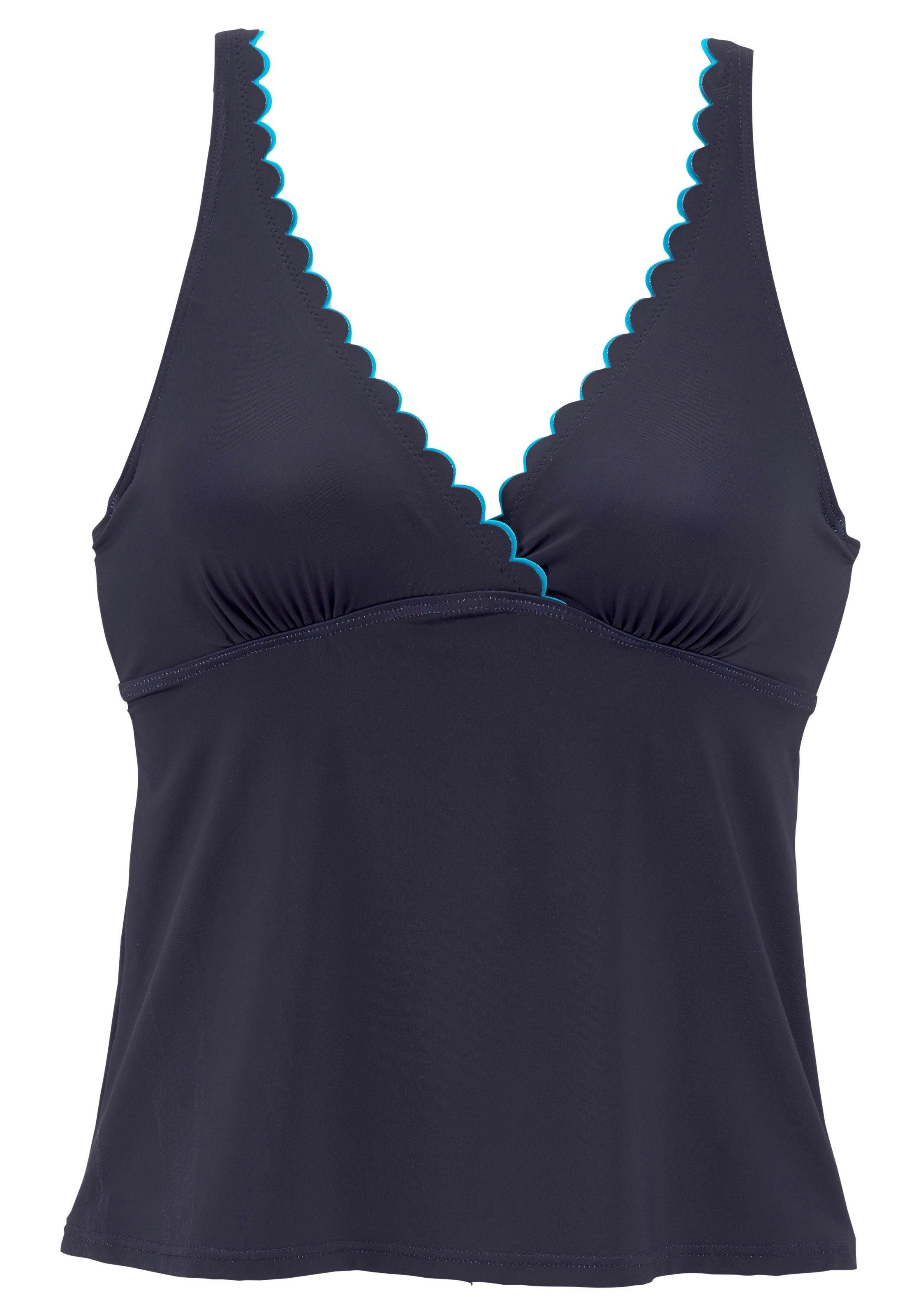 LASCANA Bügel-Tankini-Top "Camilla" mit Farbkontrast