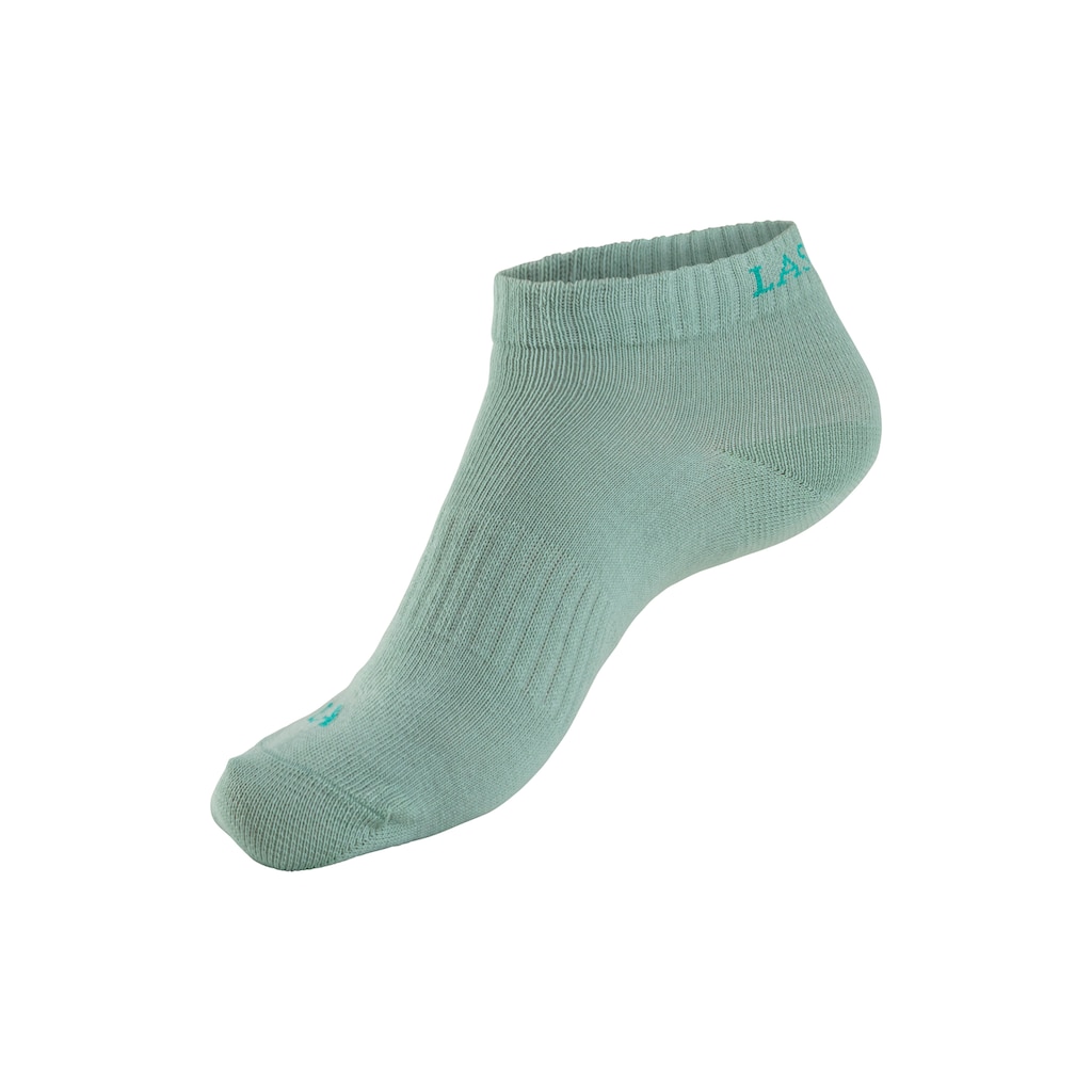 LASCANA ACTIVE Sneakersocken, (Packung, 6 Paar), mit eingestricktem Marken Logo