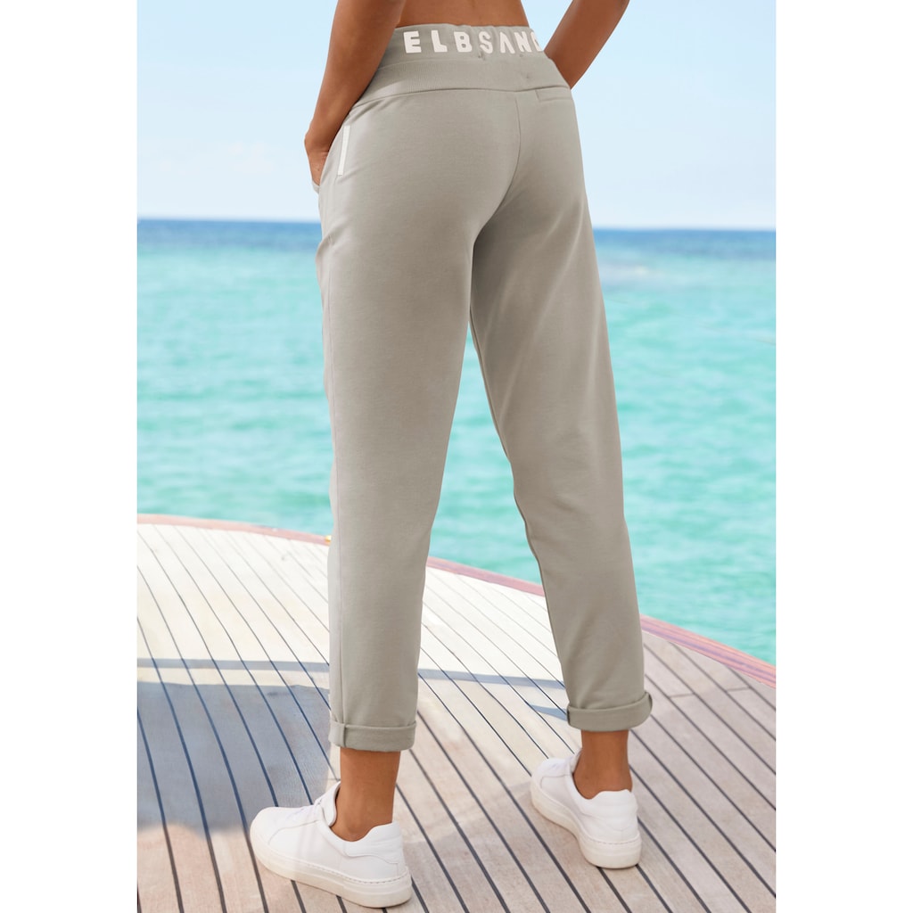 Elbsand Sweathose »Brinja«, mit Taschen und breiten Kordeln, Jogginghose, lässige Passform