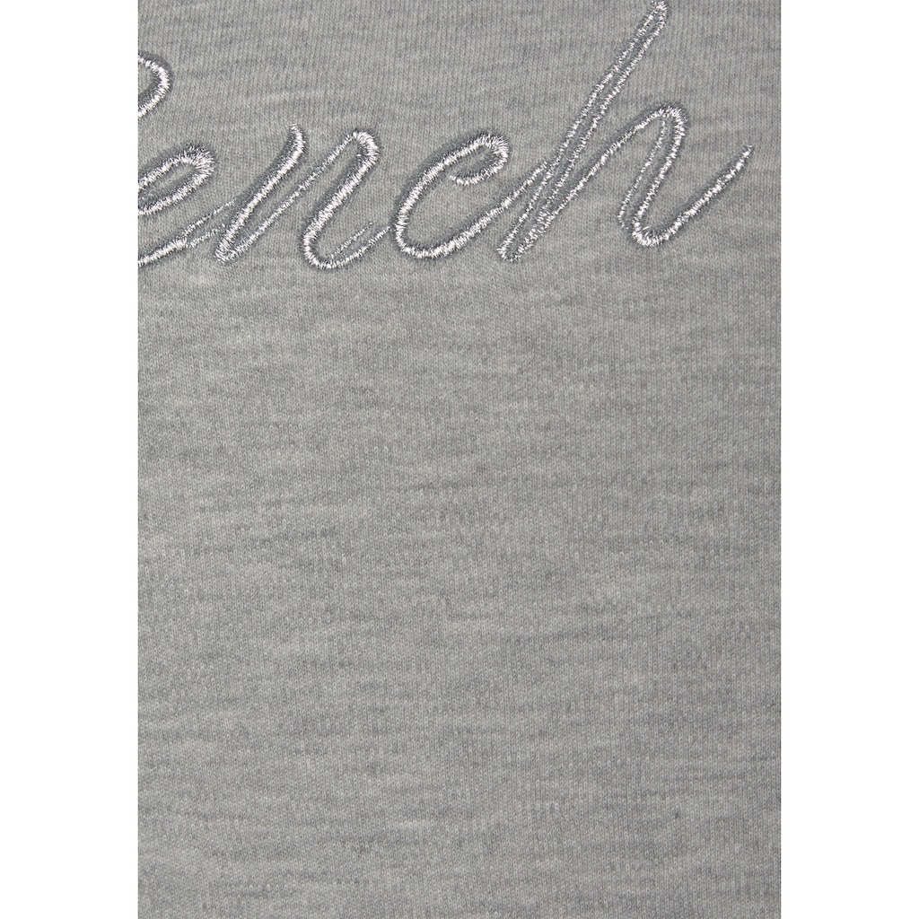 Bench. Loungewear Kapuzensweatshirt, mit glänzender Logostickerei, Loungeanzug, Hoodie