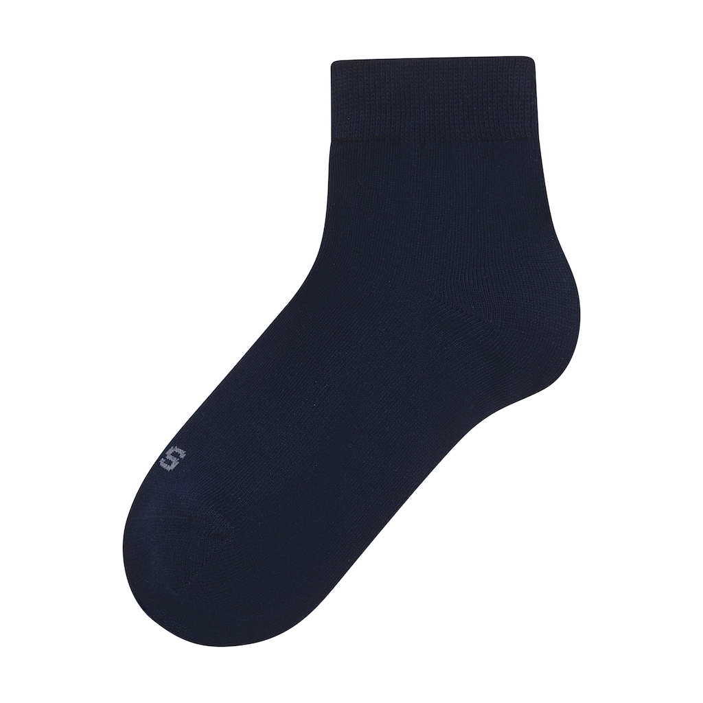 H.I.S Kurzsocken, (Packung, 3 Paar), zweimal uni, einmal meliert