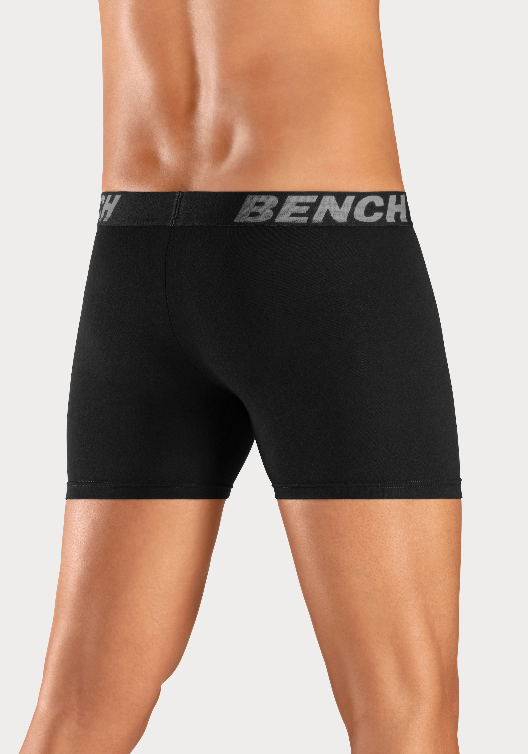 Bench. Boxer »Boxershorts für Herren«, (Packung, 4 St.), mit längerer Beinform aus Baumwollmischung