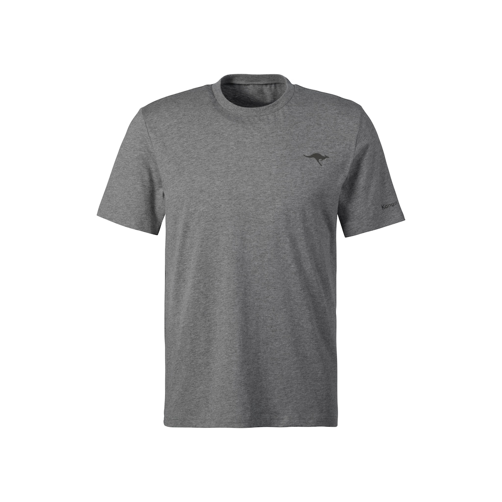 KangaROOS T-Shirt, (2er-Pack), mit KangaROOS Print auf der Brust