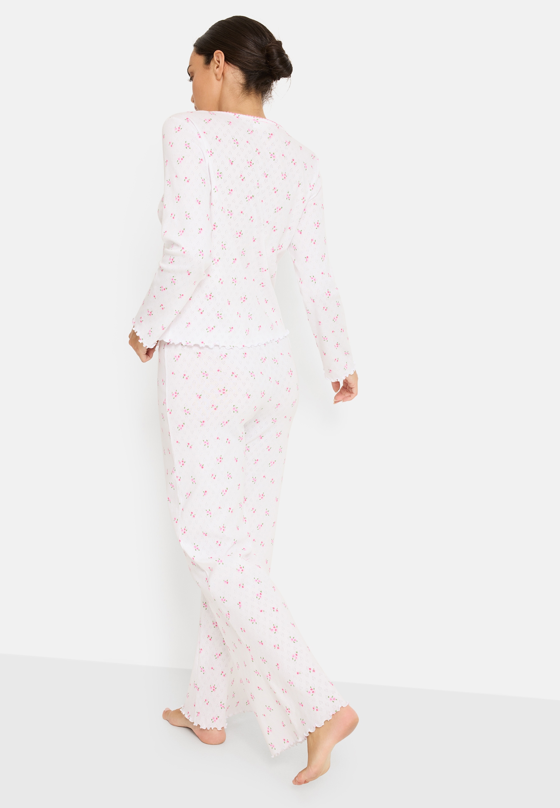 LSCN by LASCANA Pyjama 2 mit süssen Zierschleifen