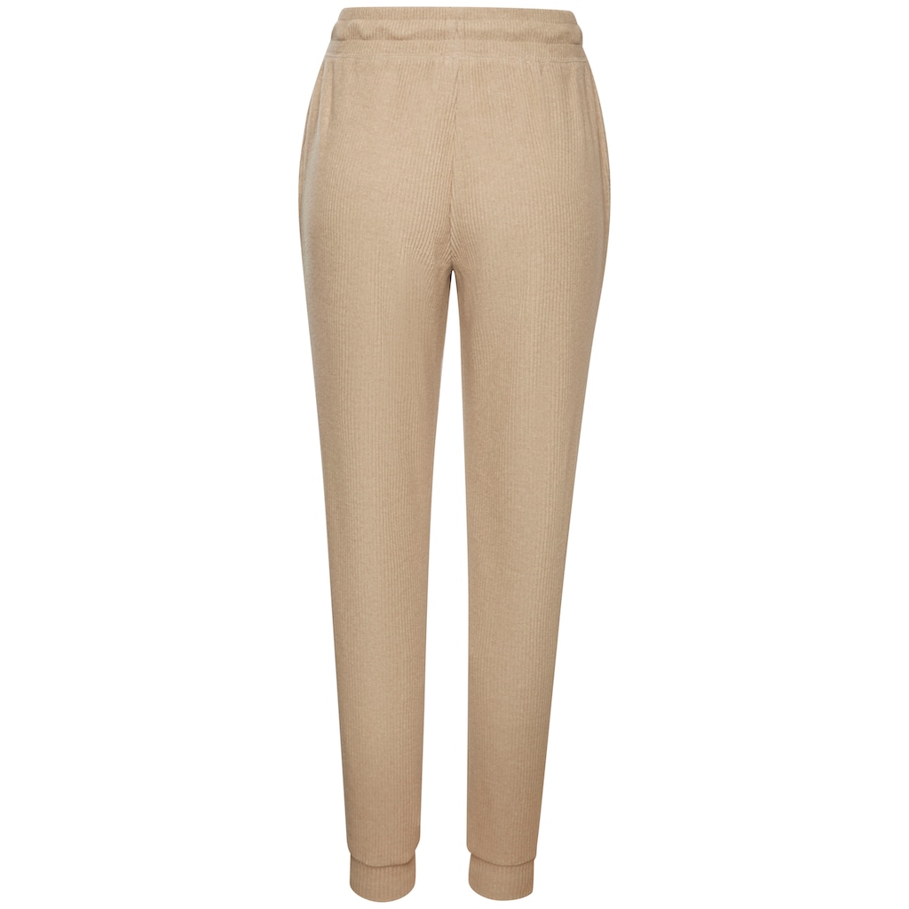 French Connection Sweathose, aus weicher Rippstruktur, Loungewear