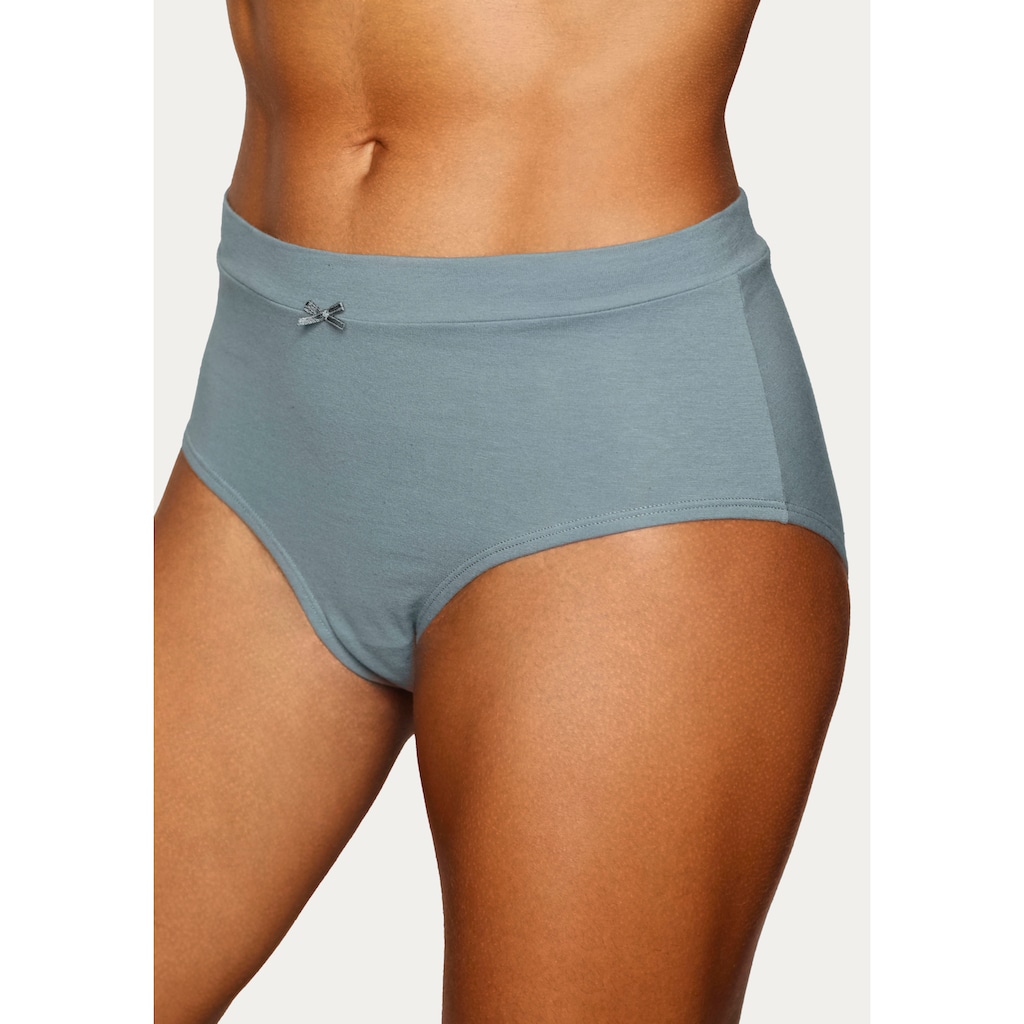 Vivance Taillenslip, (5er-Pack), mit breitem Bündchen ohne zusätzliches Gummi
