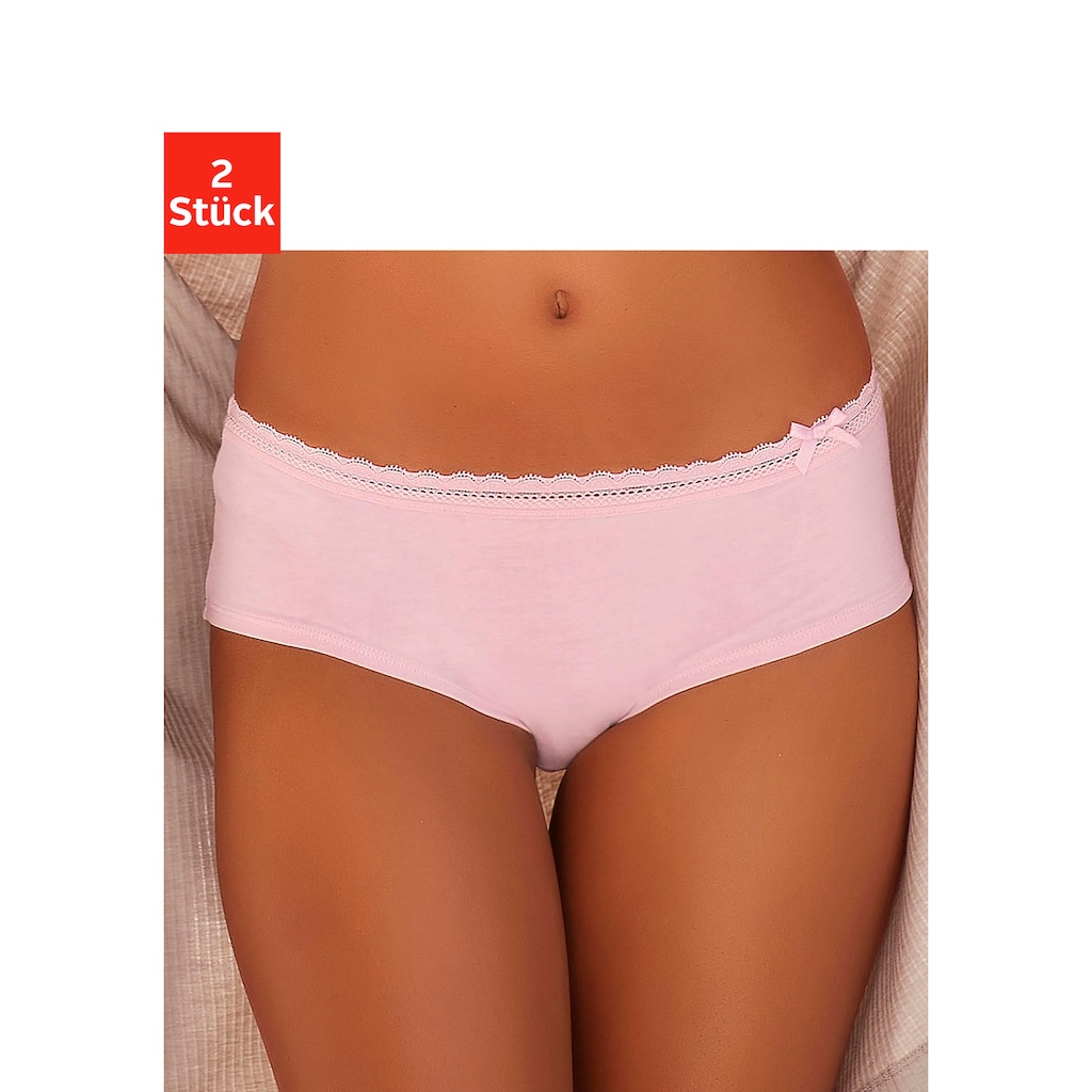 Nuance Panty, (2 St.), aus weicher Baumwolle