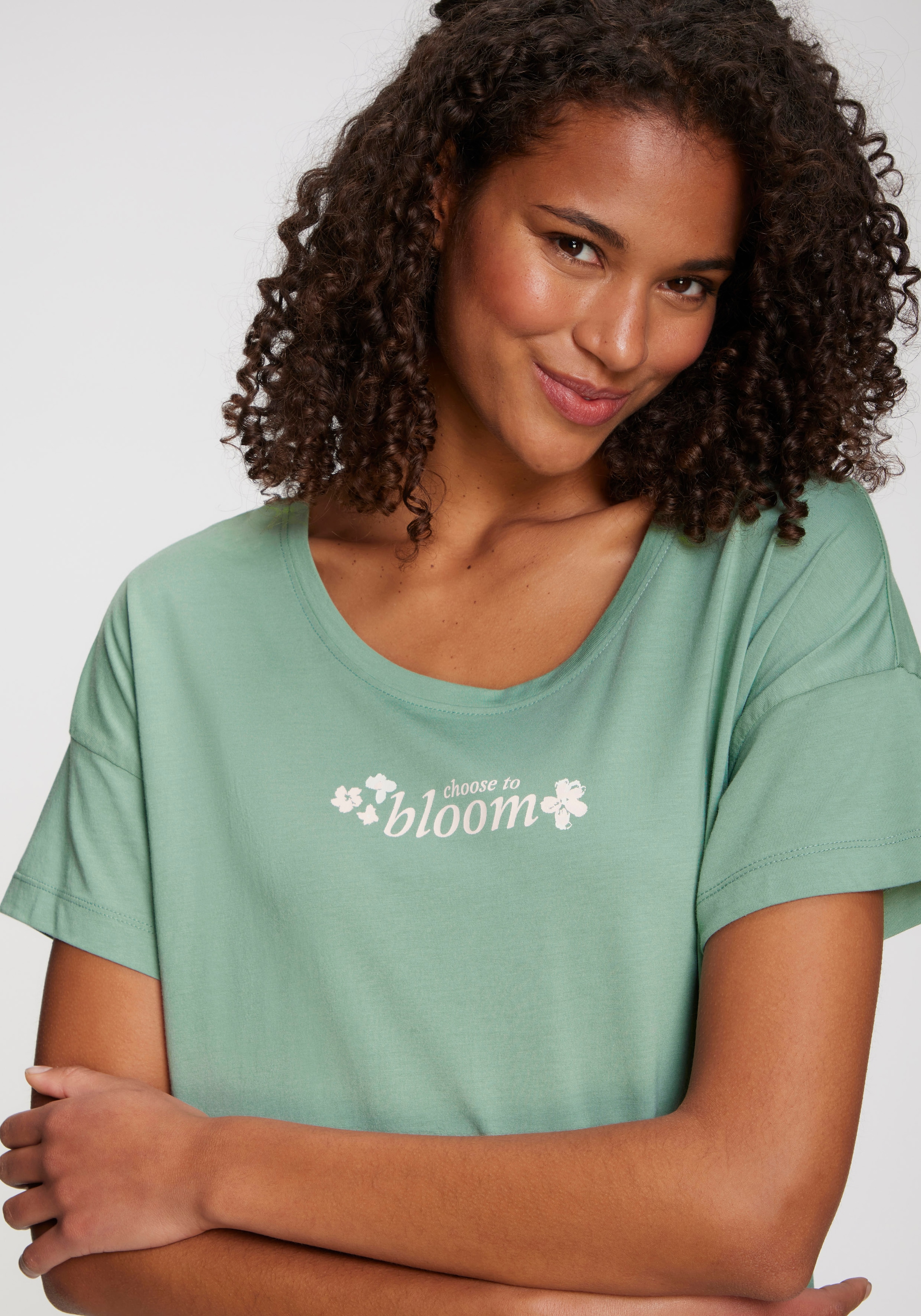 s.Oliver Nachthemd mit kleinem Frontprint