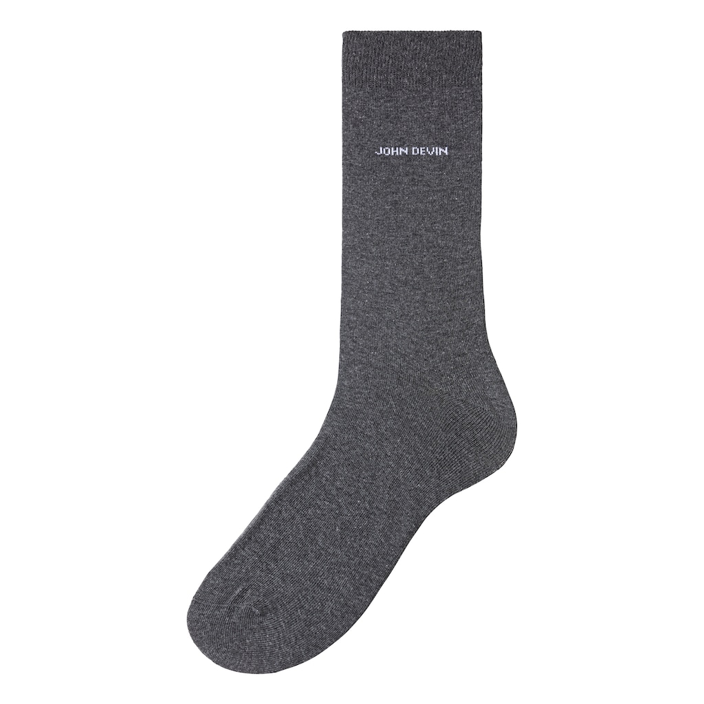 John Devin Basicsocken, (Packung, 7 Paar), für jeden Tag