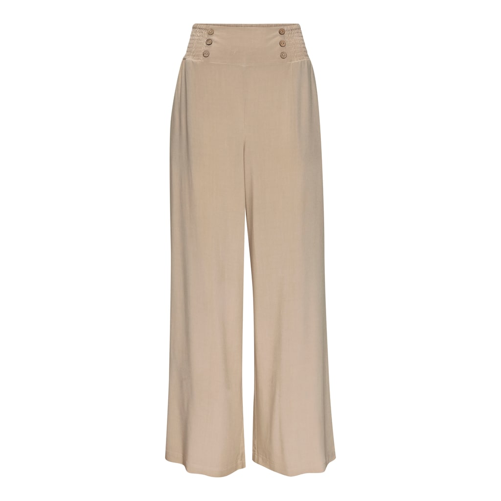 LASCANA Palazzohose, mit Taschen, Sommerhose, Wide-Leg