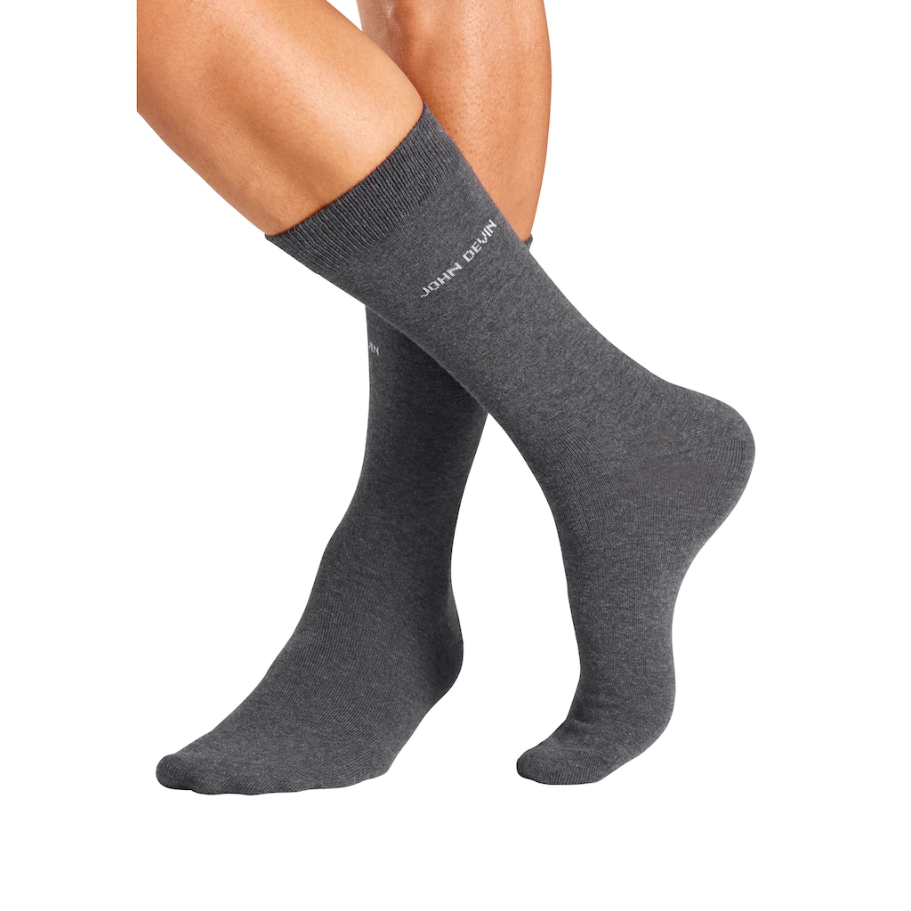John Devin Basicsocken, (Packung, 7 Paar), für jeden Tag