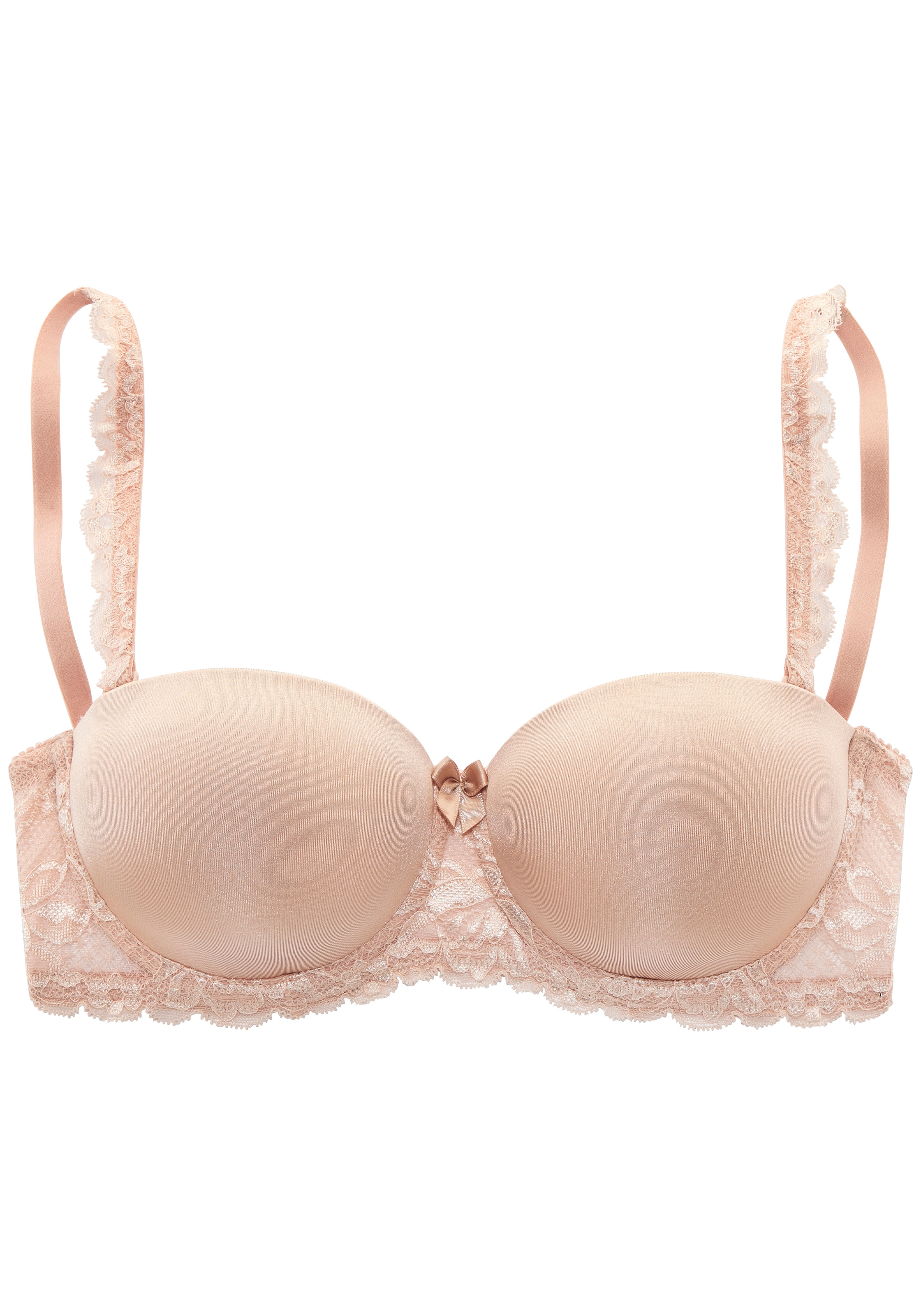 Nuance Schalen-BH mit abnehmbaren Trägern und Details aus Spitze, Dessous, Sommer