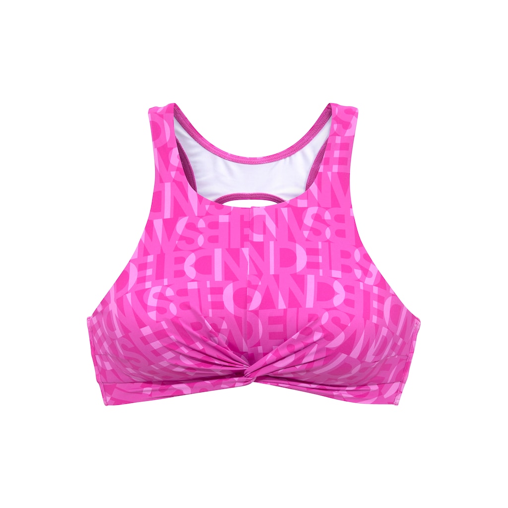Elbsand Crop-Bikini-Top »Letra«, mit tollem Wording