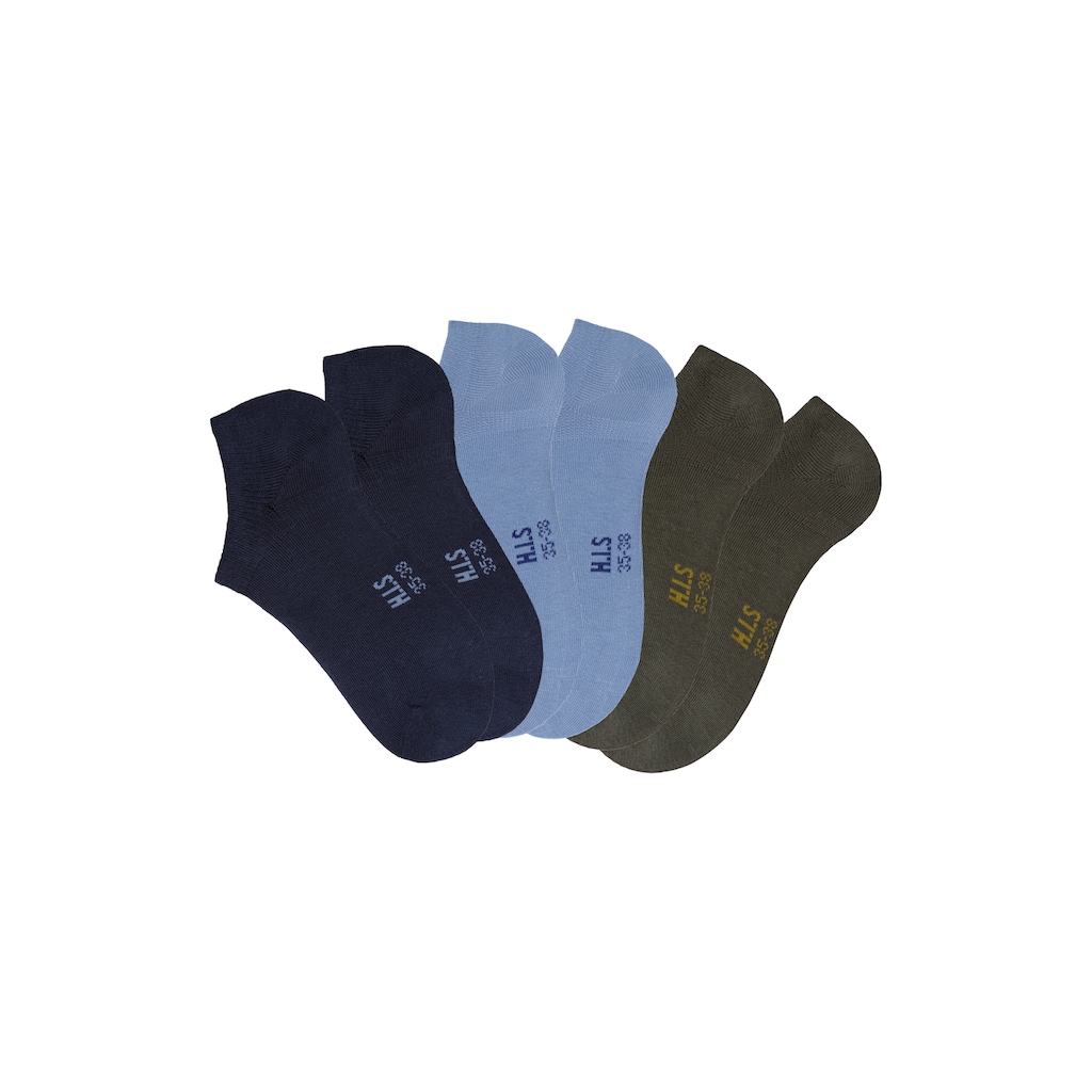 H.I.S Sneakersocken, (Packung, 6 Paar), mit besonders kurzem Schaft