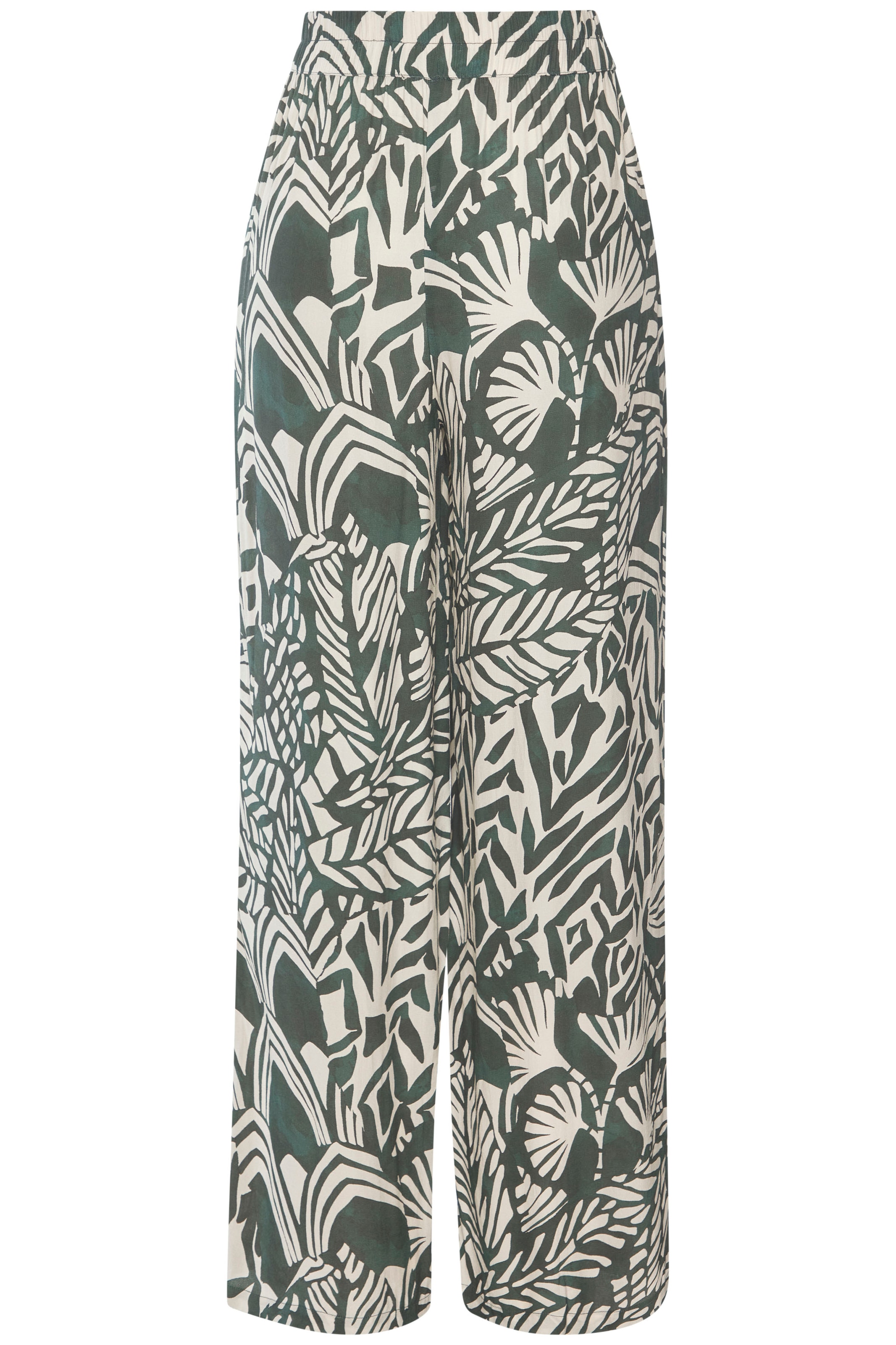 LASCANA Palazzohose, mit Alloverprint, Taschen, Wide-Leg, Stoffhose