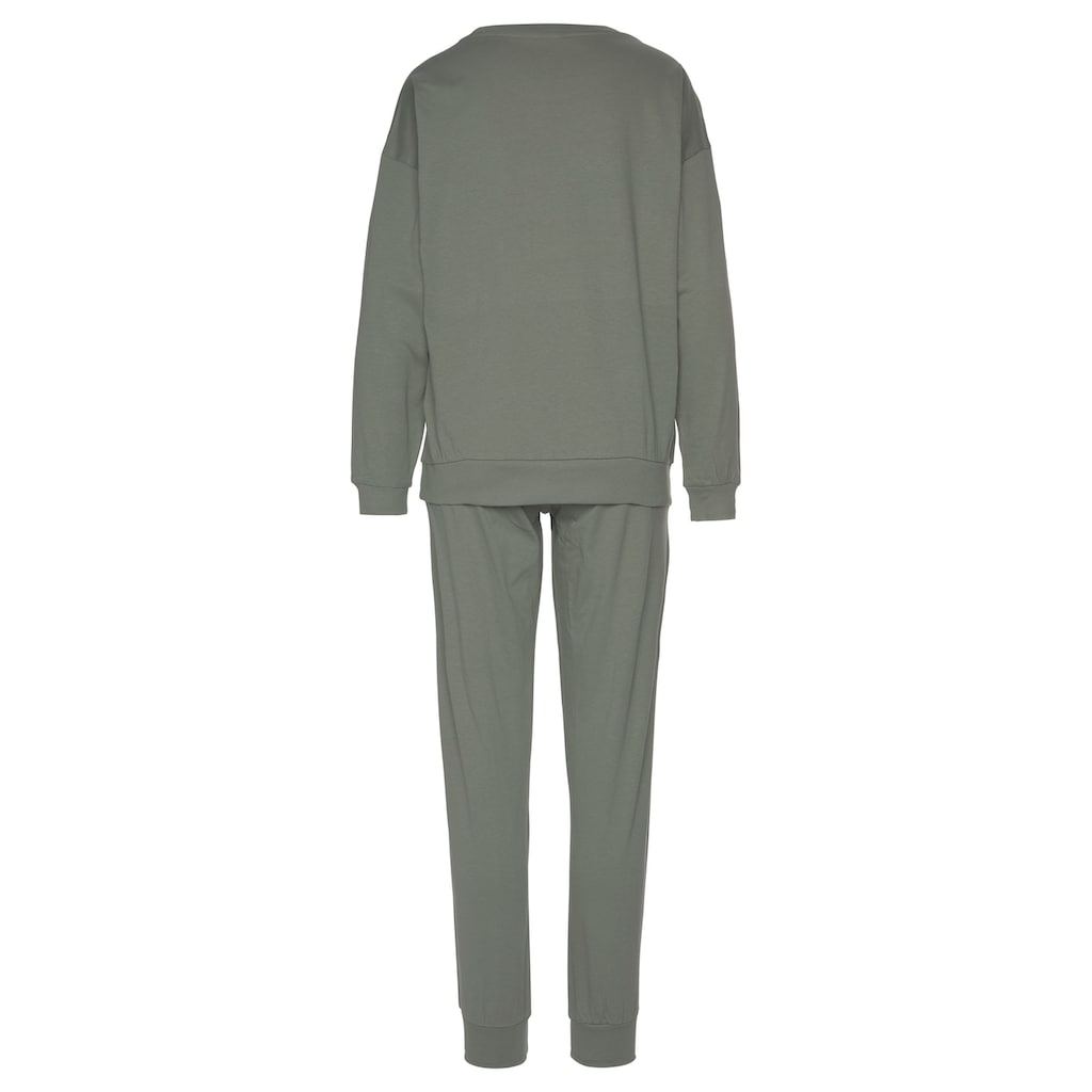 KangaROOS Pyjama, (2 tlg.), mit Slogan-Frontdruck