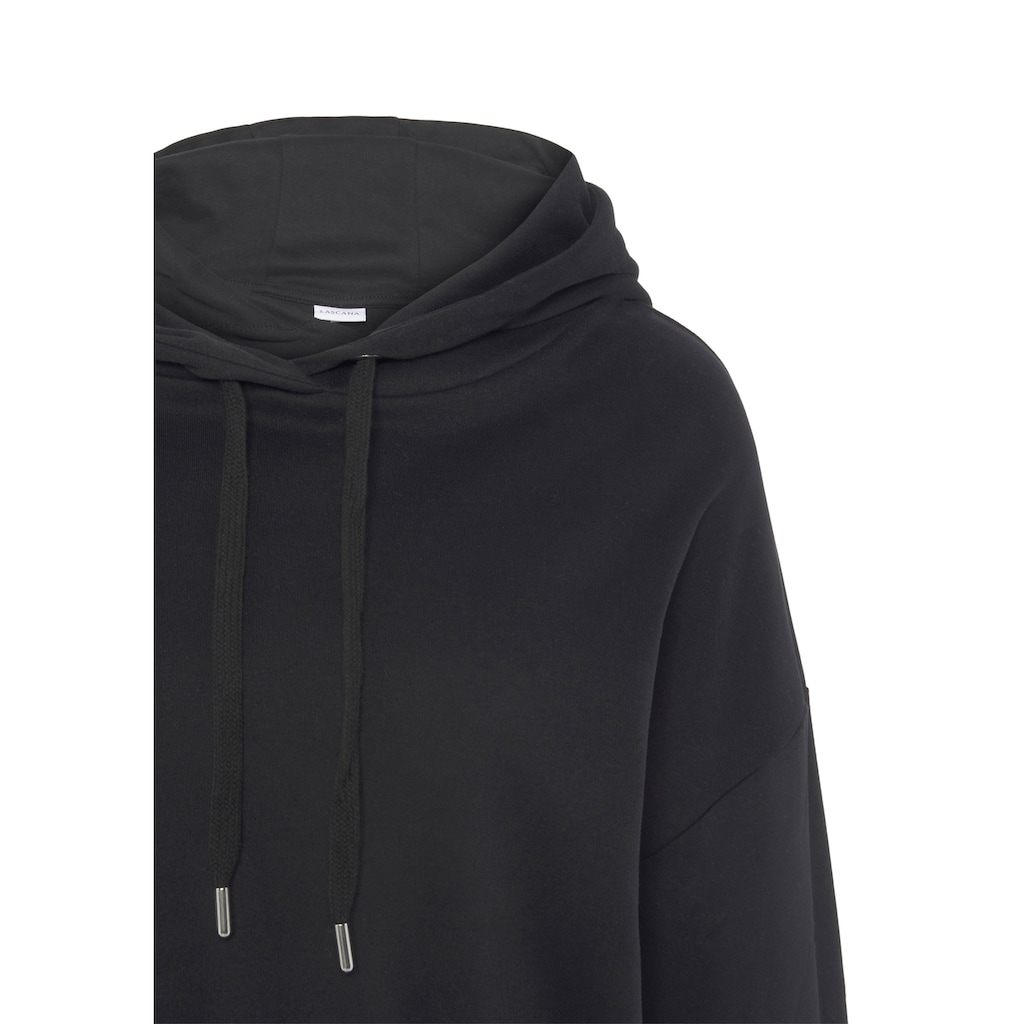 LASCANA Hoodie, mit elastischer Raffung in der Taille, Loungewear