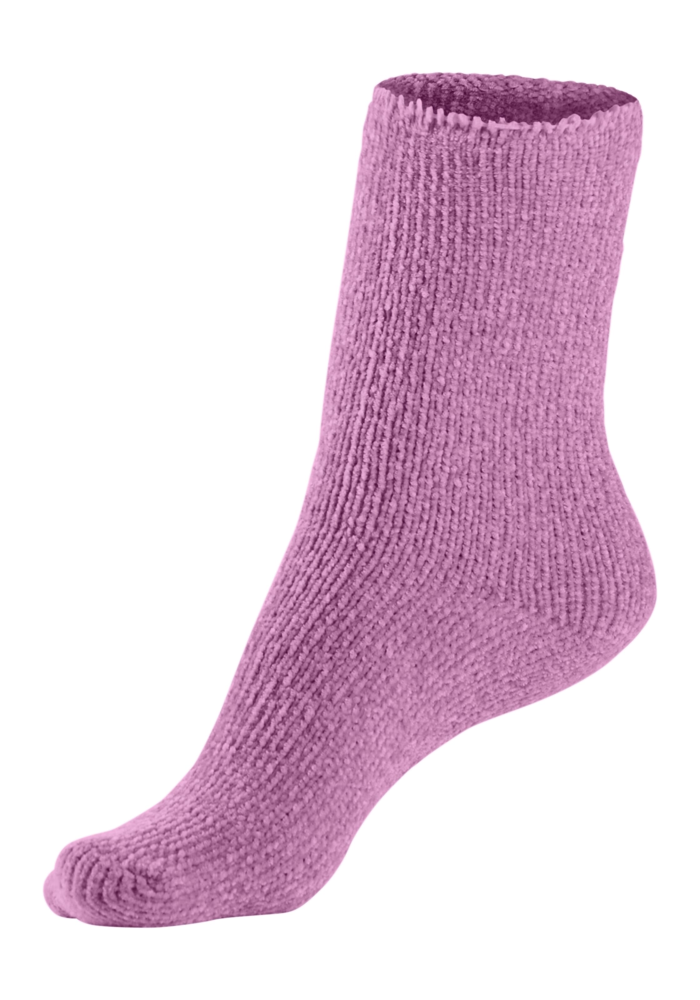 Lavana Kuschelsocken, (Packung, 5 Paar), ideal als Bettsocken