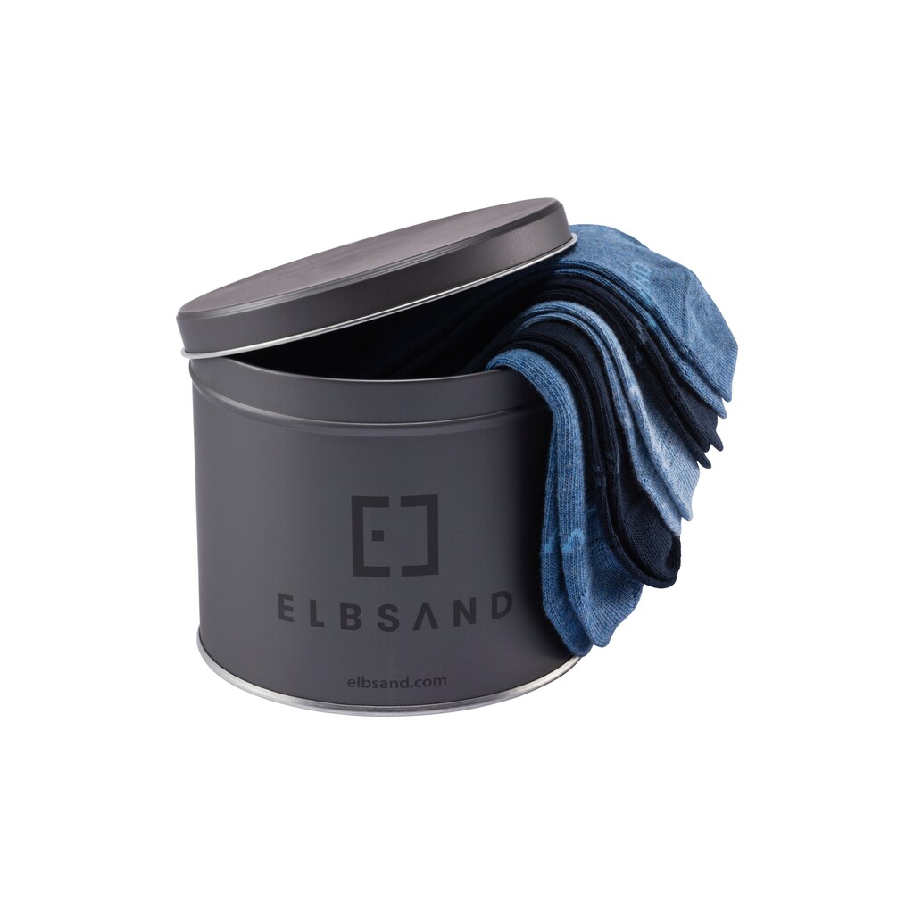 Elbsand Socken, (Dose, 5 Paar), verpackt in praktischer Metalldose