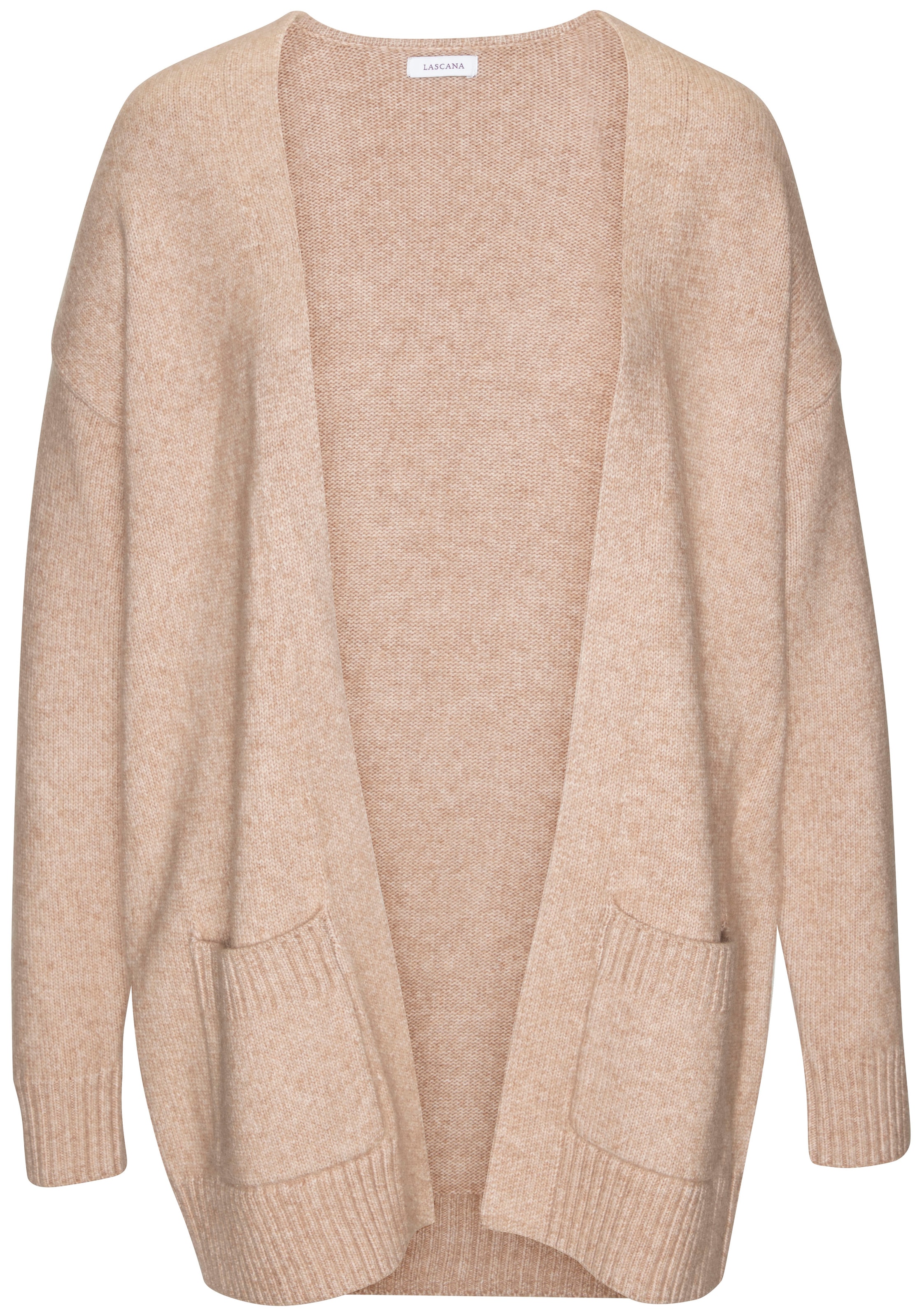 Vivance Veste en tricot Set, mit Schal,  aus kuscheliger Strickqualität, Cardigan