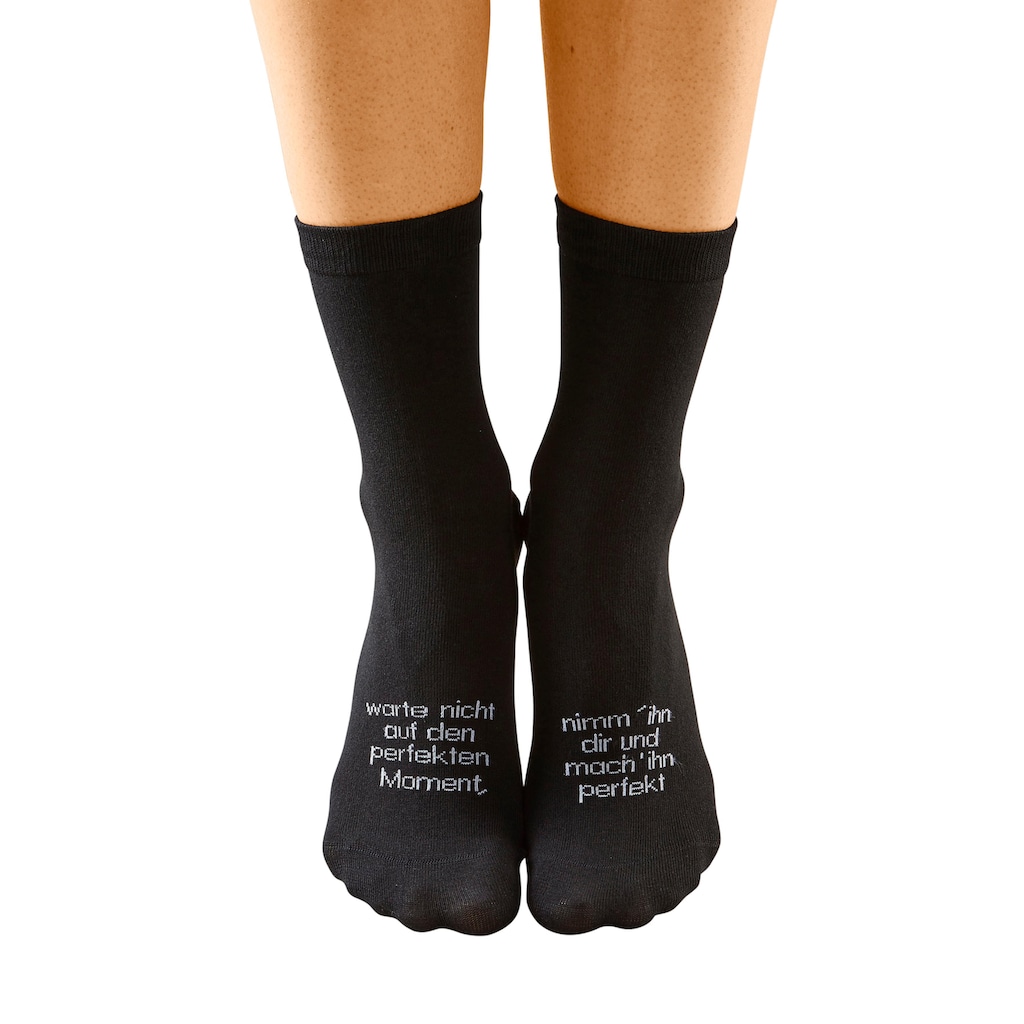 Bench. Socken, (Packung, 7 Paar), mit Turnbeutel