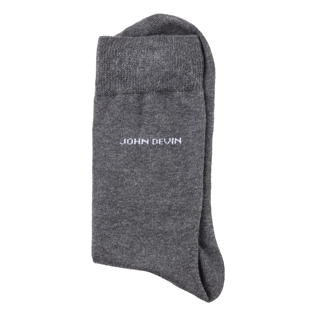 John Devin Basicsocken, (Packung, 7 Paar), für jeden Tag