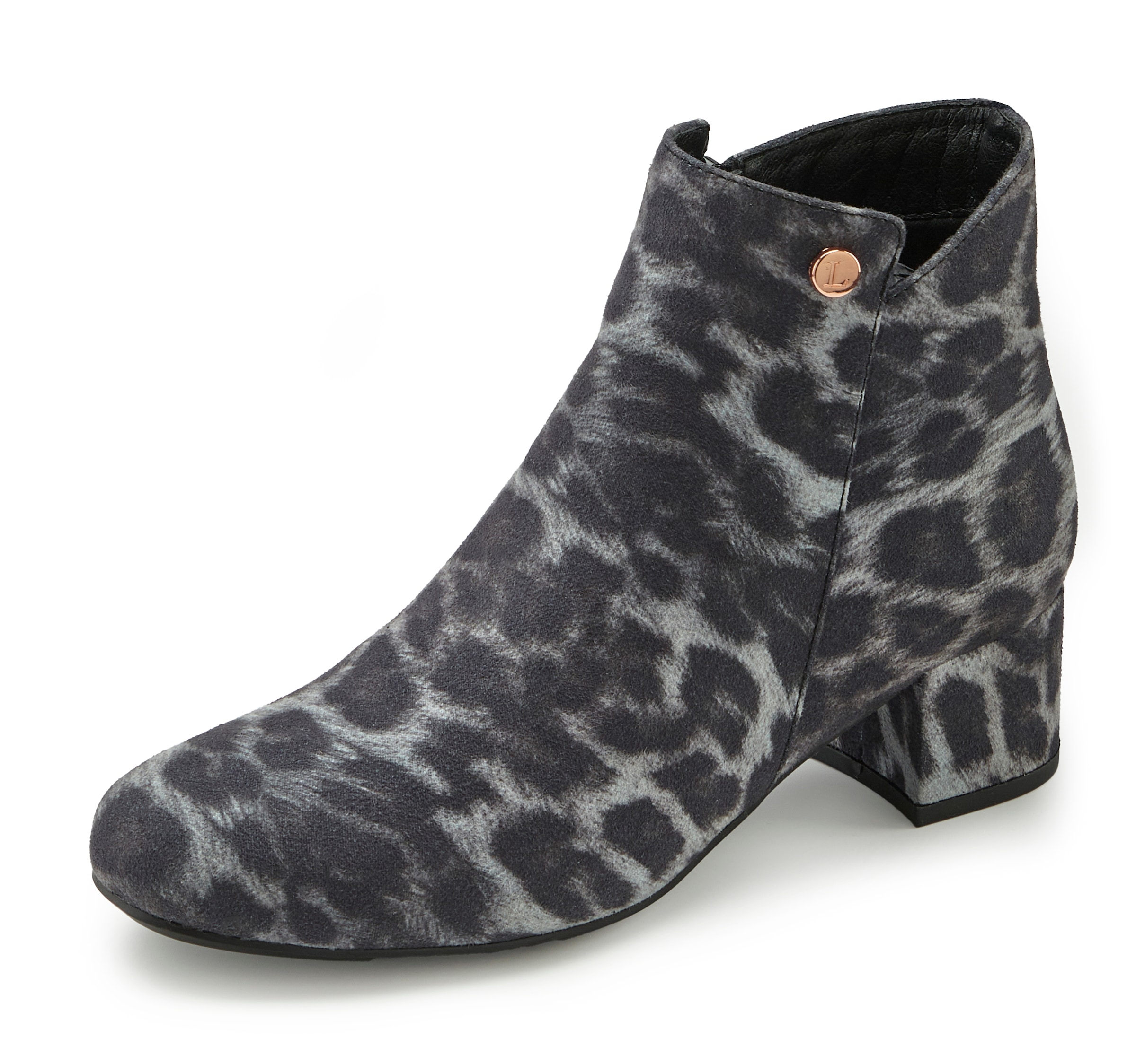 LASCANA Bottines »Herbststiefelette,  Ankle Boots, Stiefel,«  avec talon bloc confortable VEGAN