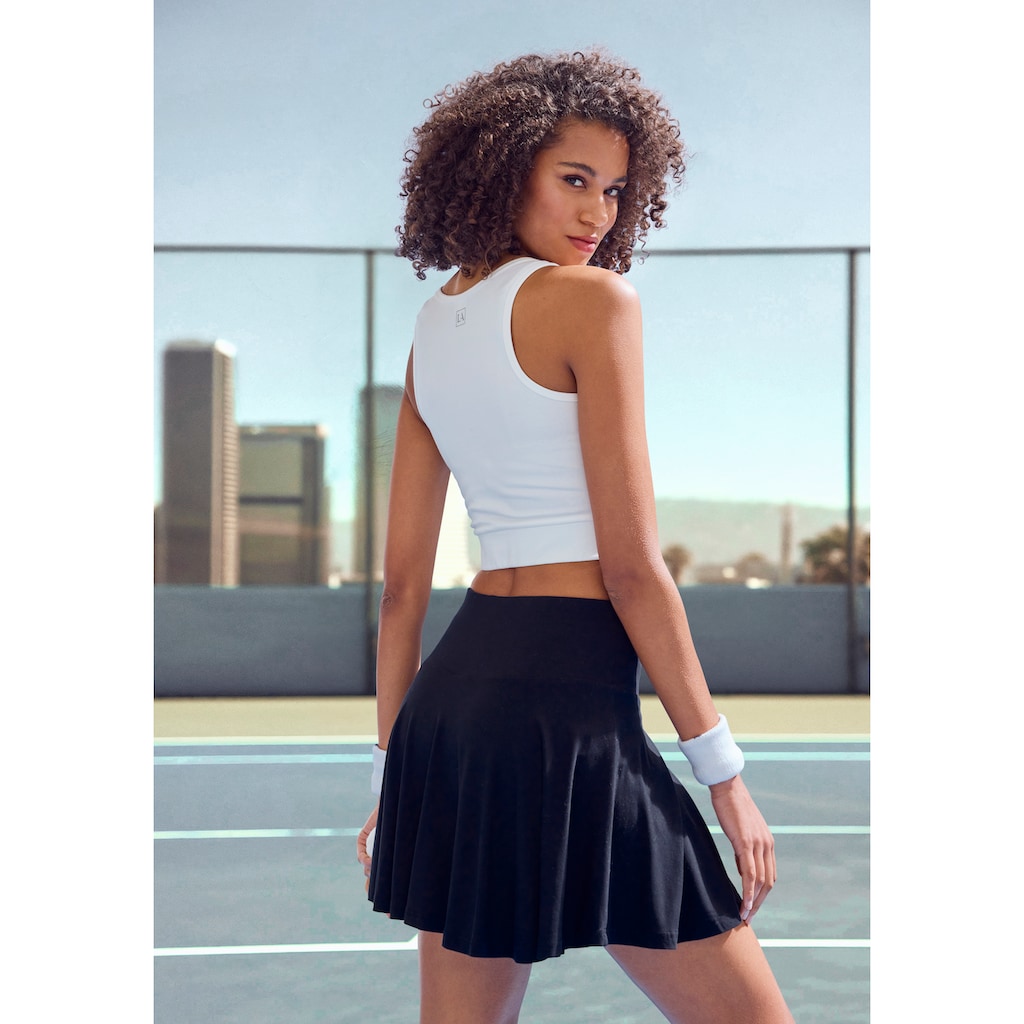 Vivance active Skort, Tellerrock mit integrierter Shorts für Fitness, Sport und Freizeit