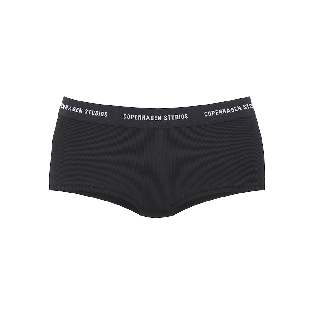 Copenhagen Studios Panty »mit softem Logobund«, (2er-Pack), aus gerippter Bio-Baumwollqualität
