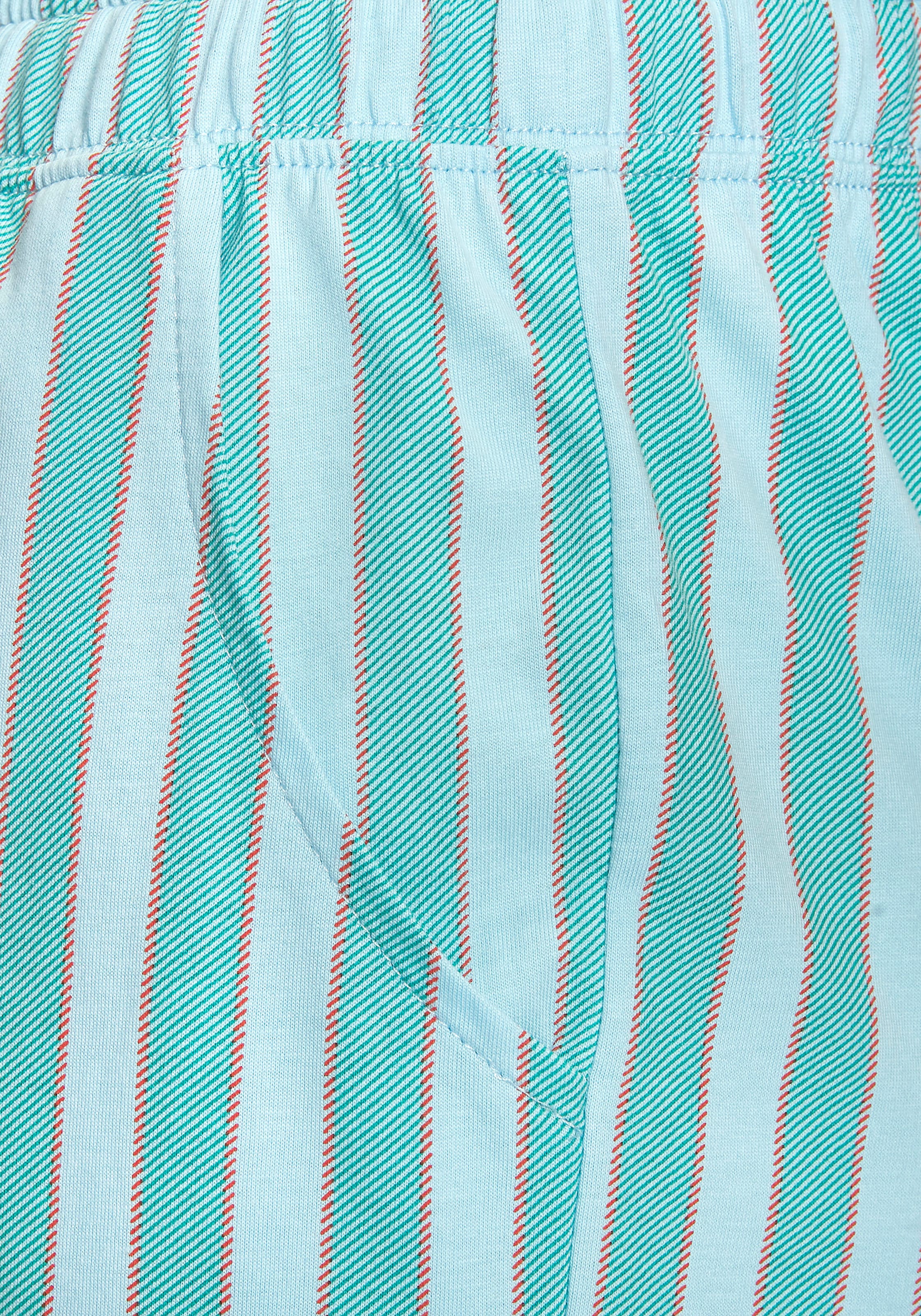 Vivance Dreams Pyjama, (Set, 2 tlg.), Zartes Streifenmuster
