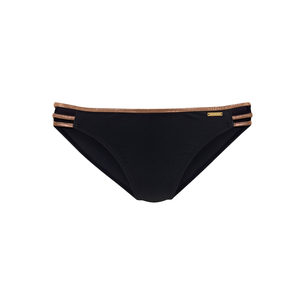 Bruno Banani Bikini-Hose »Milano«, mit kupferfarbenen Details