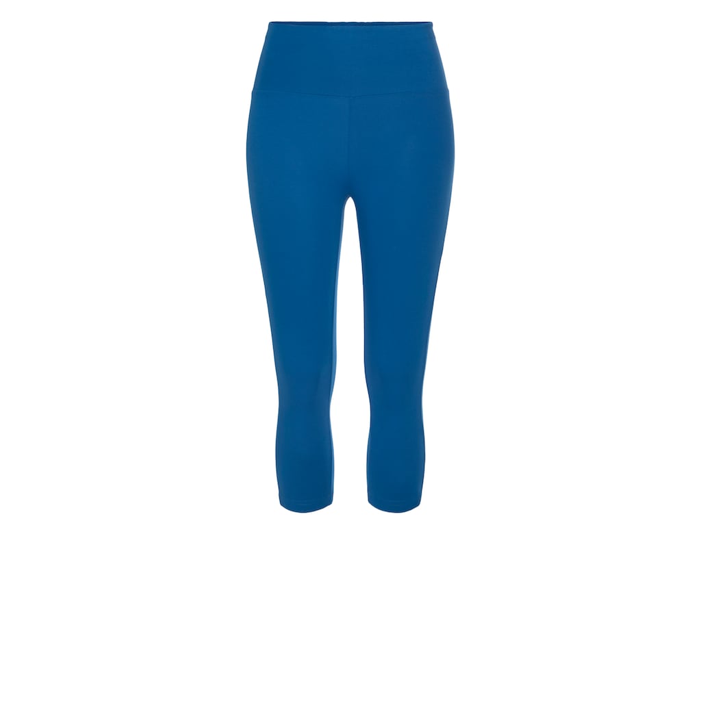 LASCANA Caprileggings, mit breitem, weichen Bündchen